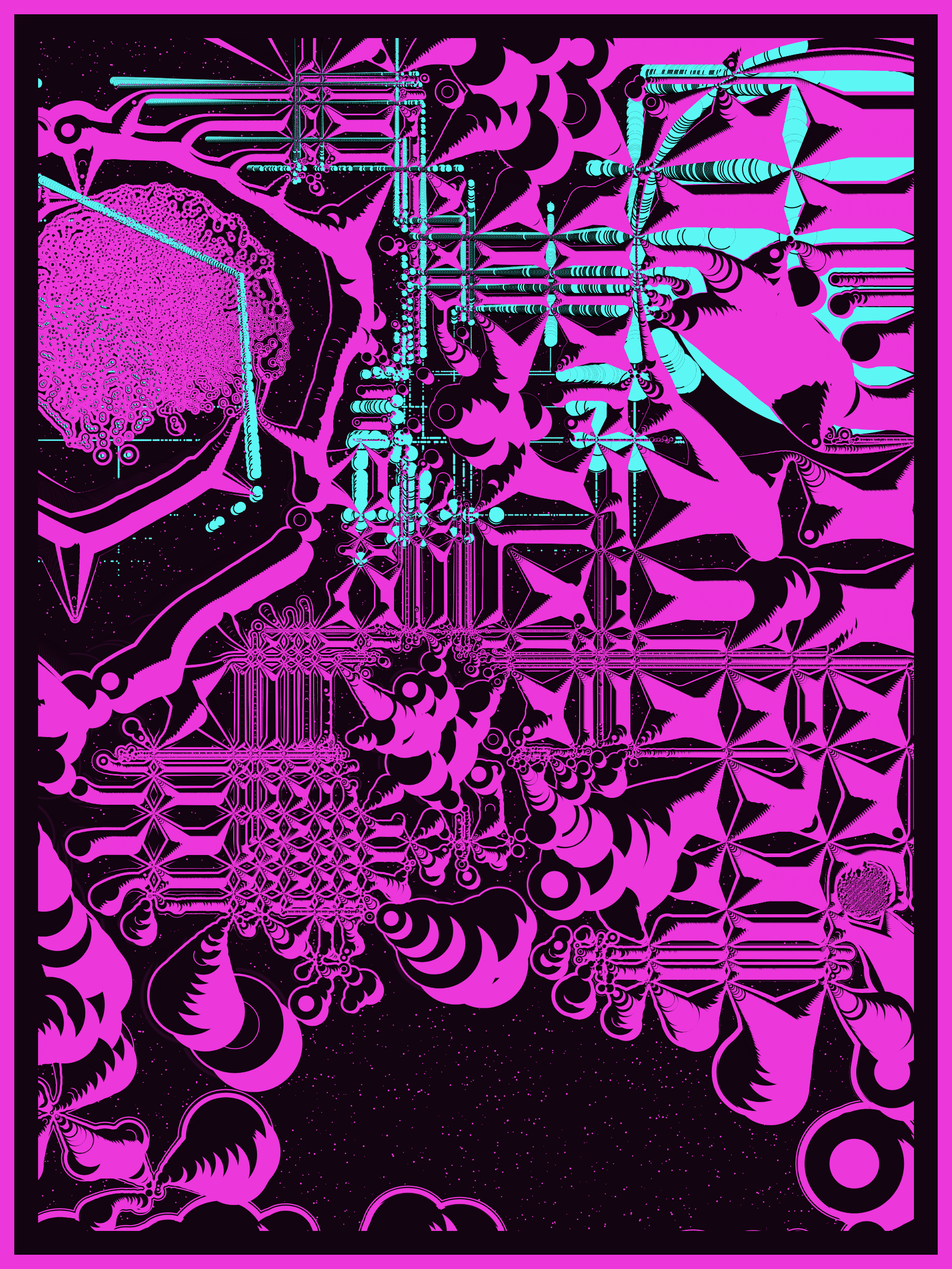 Art Blocks - Art Blocks v2 - Alien DNA #94 - NFT # 294000094