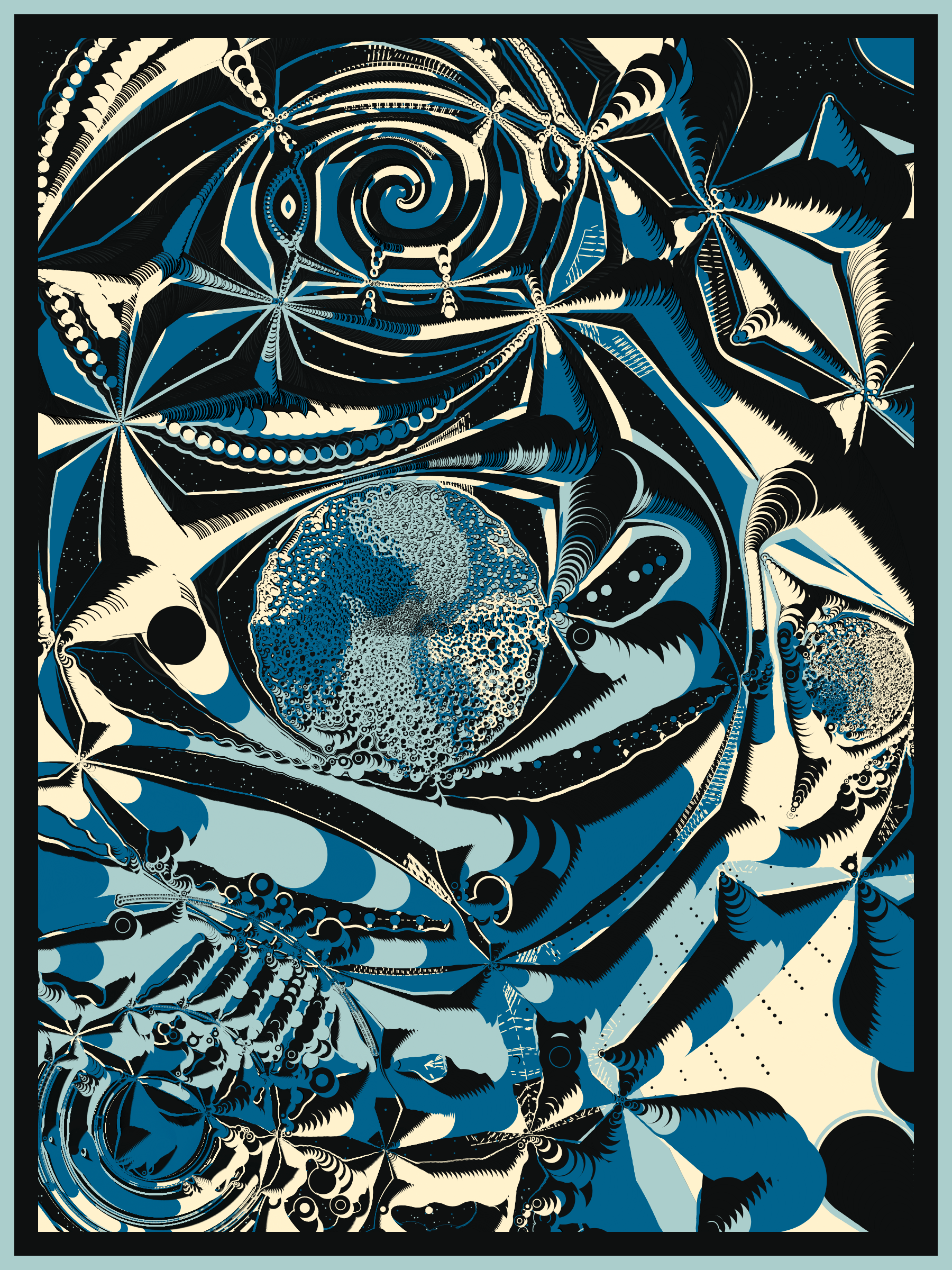 Art Blocks - Art Blocks v2 - Alien DNA #96 - NFT # 294000096