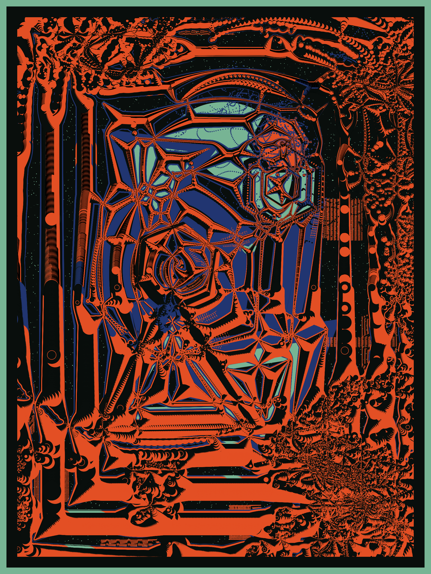 Art Blocks - Art Blocks v2 - Alien DNA #97 - NFT # 294000097