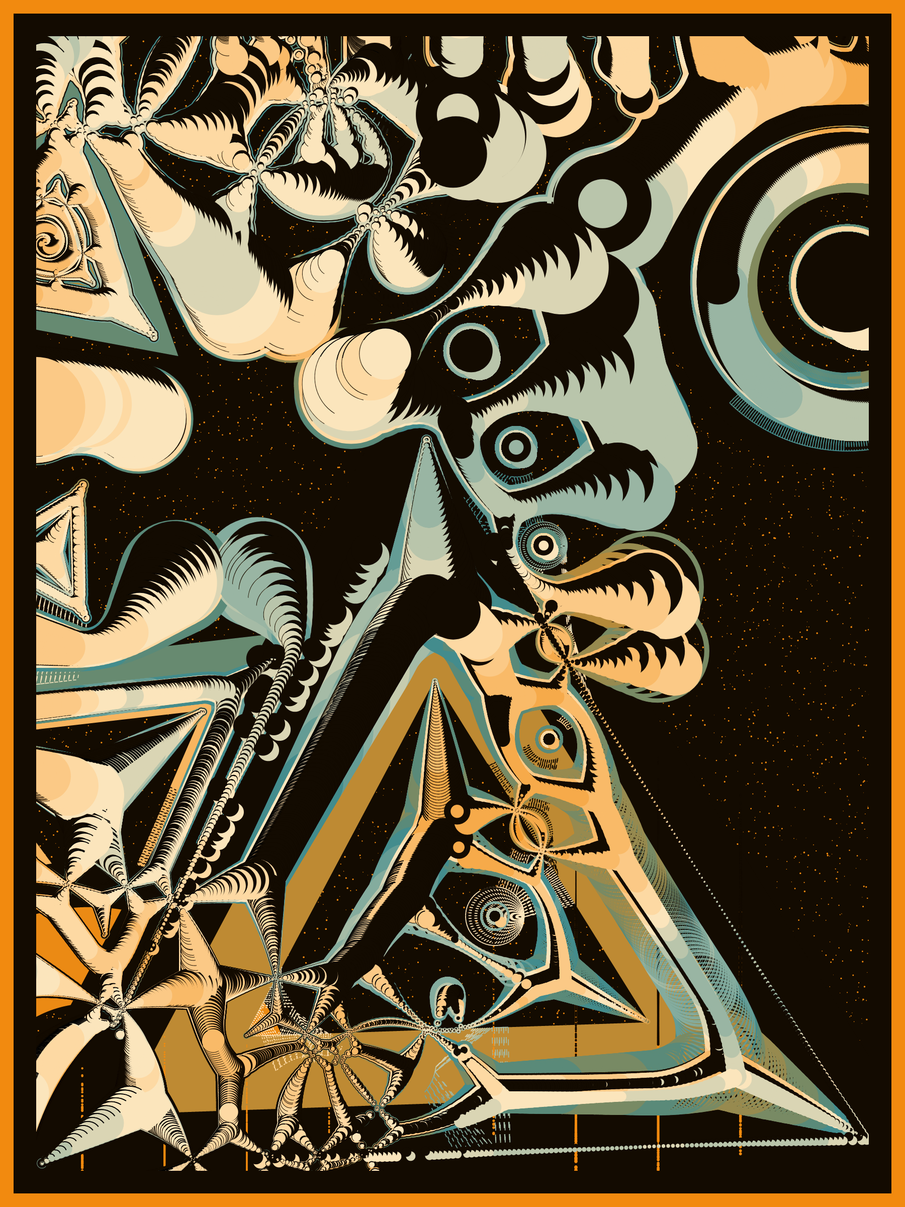 Art Blocks - Art Blocks v2 - Alien DNA #98 - NFT # 294000098