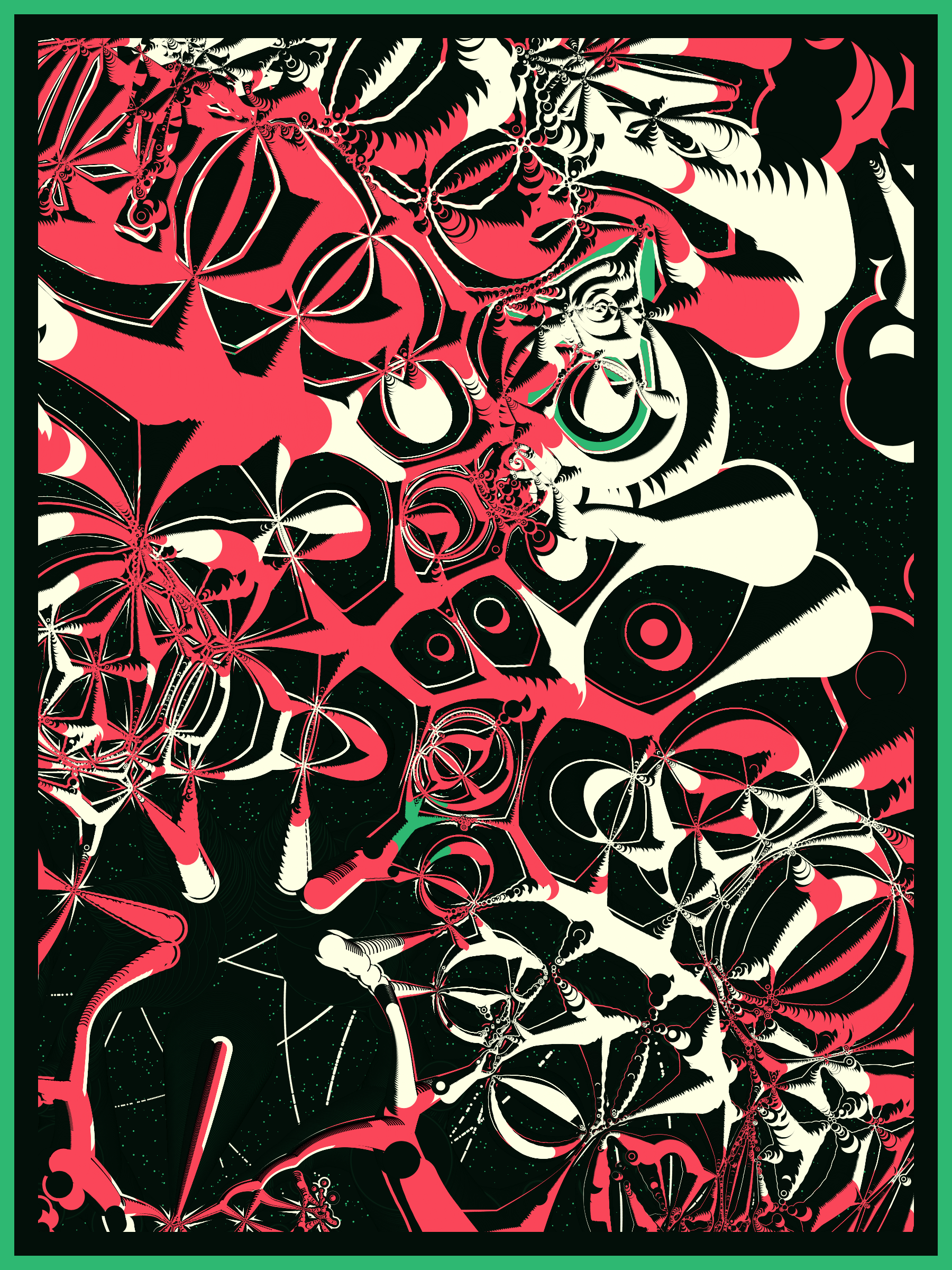 Art Blocks - Art Blocks v2 - Alien DNA #102 - NFT # 294000102