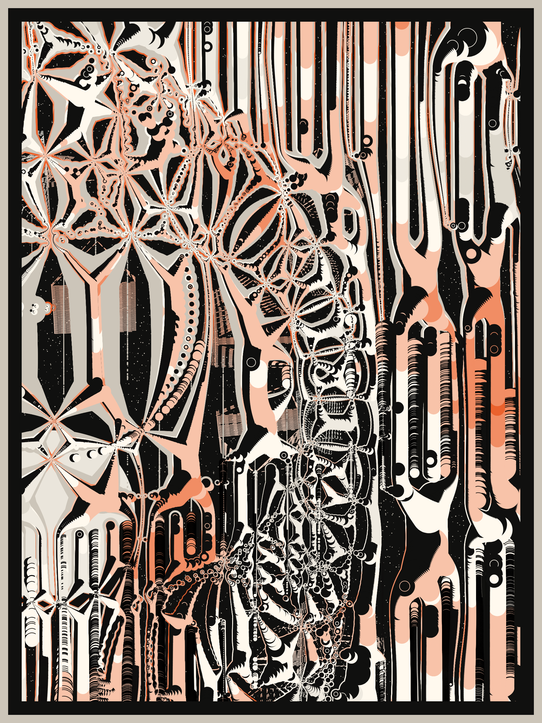 Art Blocks - Art Blocks v2 - Alien DNA #106 - NFT # 294000106