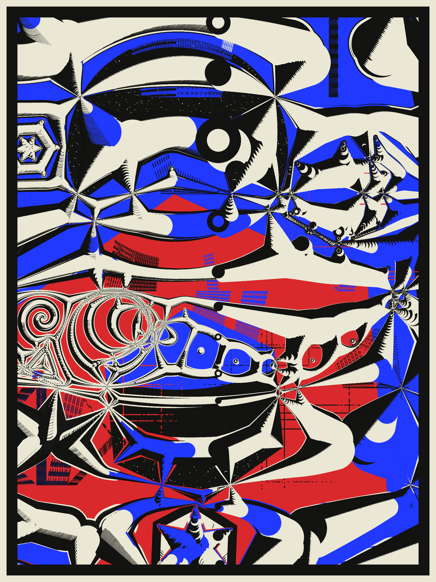 Art Blocks - Art Blocks v2 - Alien DNA #107 - NFT # 294000107