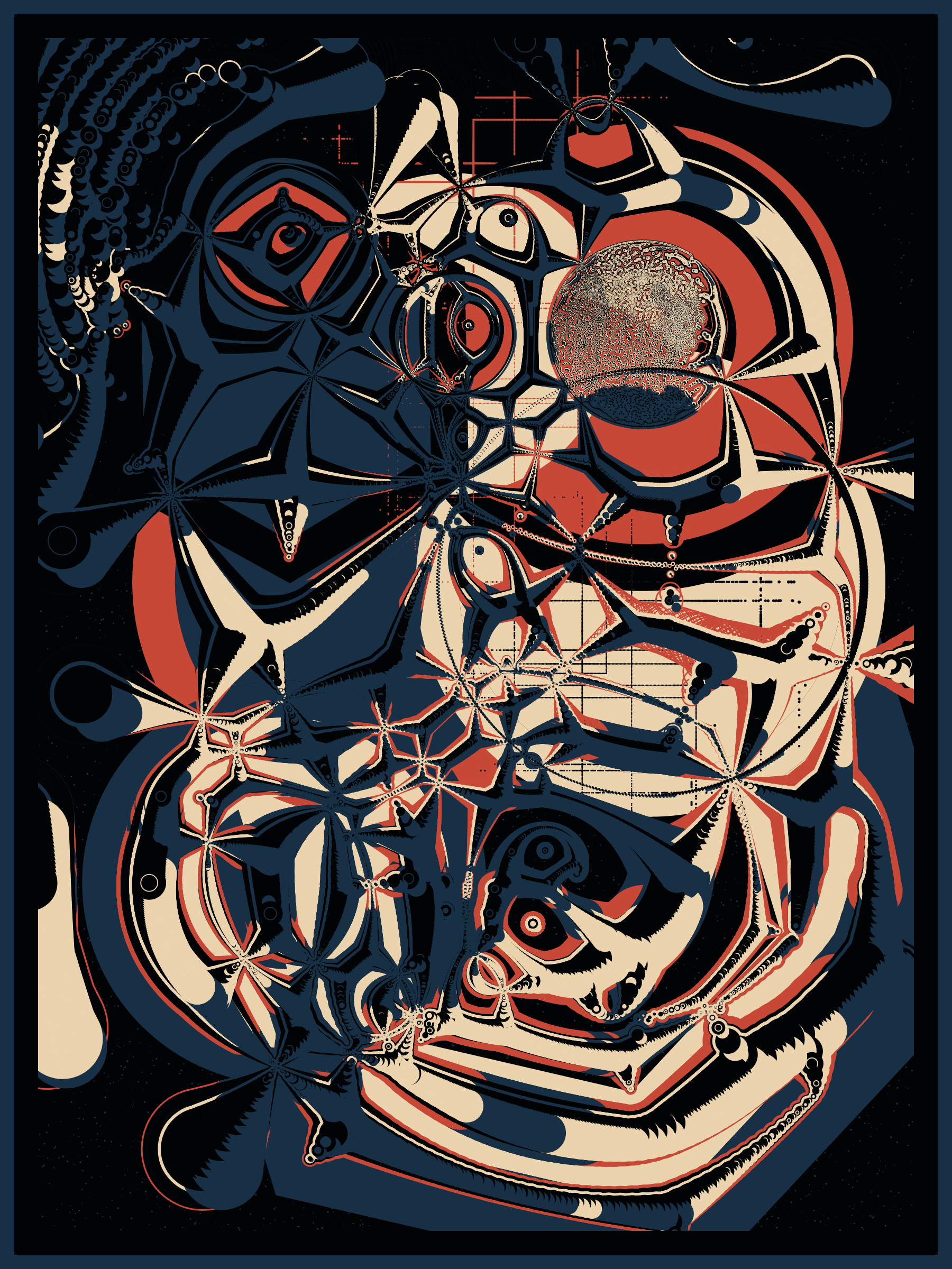 Art Blocks - Art Blocks v2 - Alien DNA #108 - NFT # 294000108