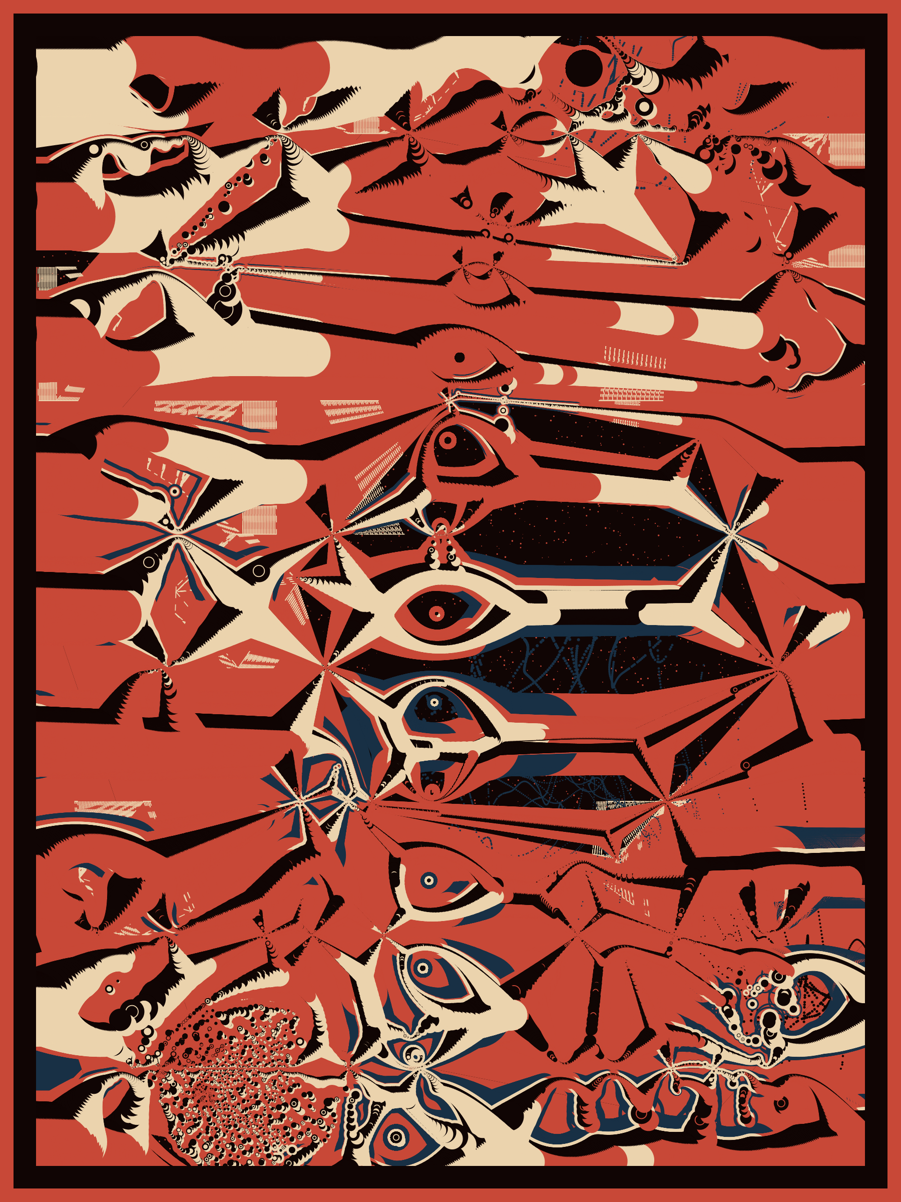 Art Blocks - Art Blocks v2 - Alien DNA #109 - NFT # 294000109