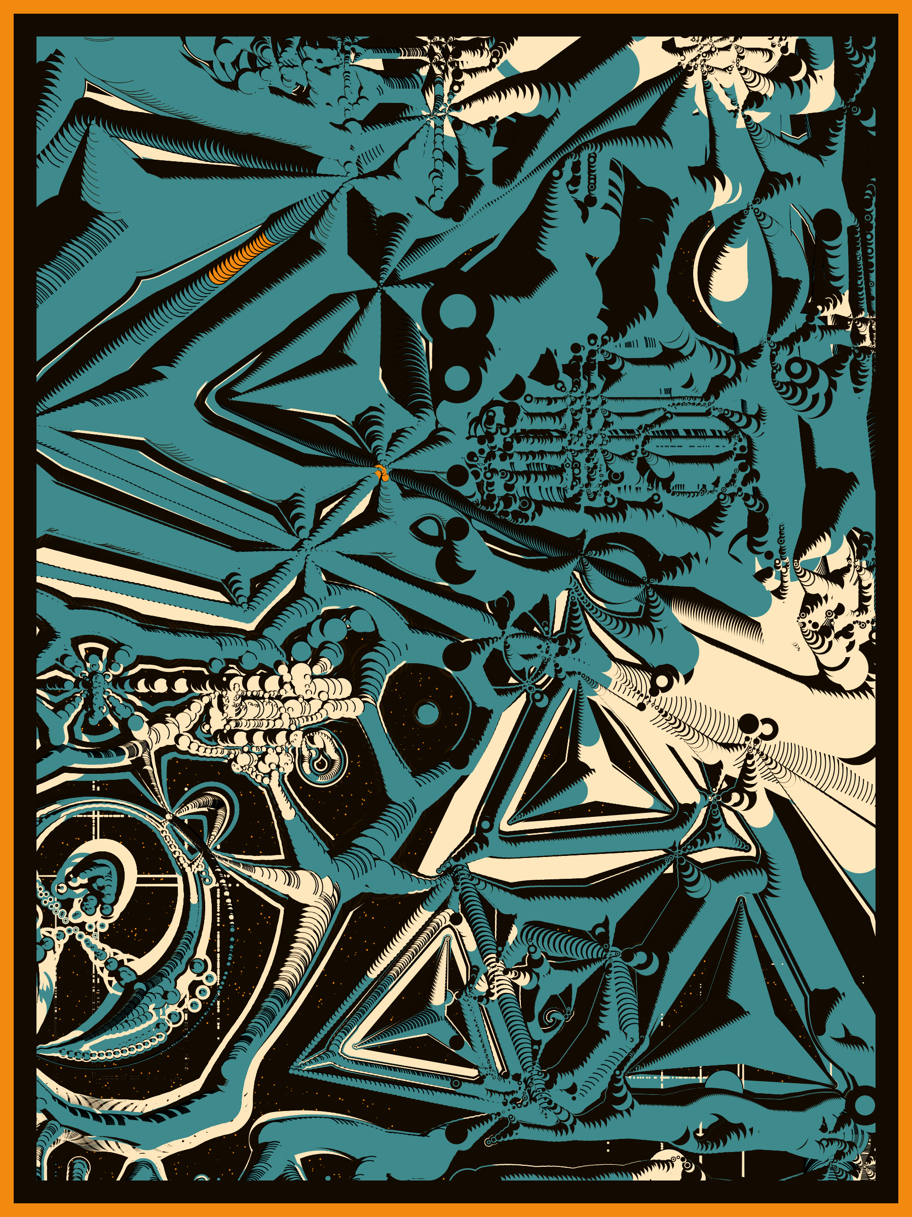 Art Blocks - Art Blocks v2 - Alien DNA #110 - NFT # 294000110