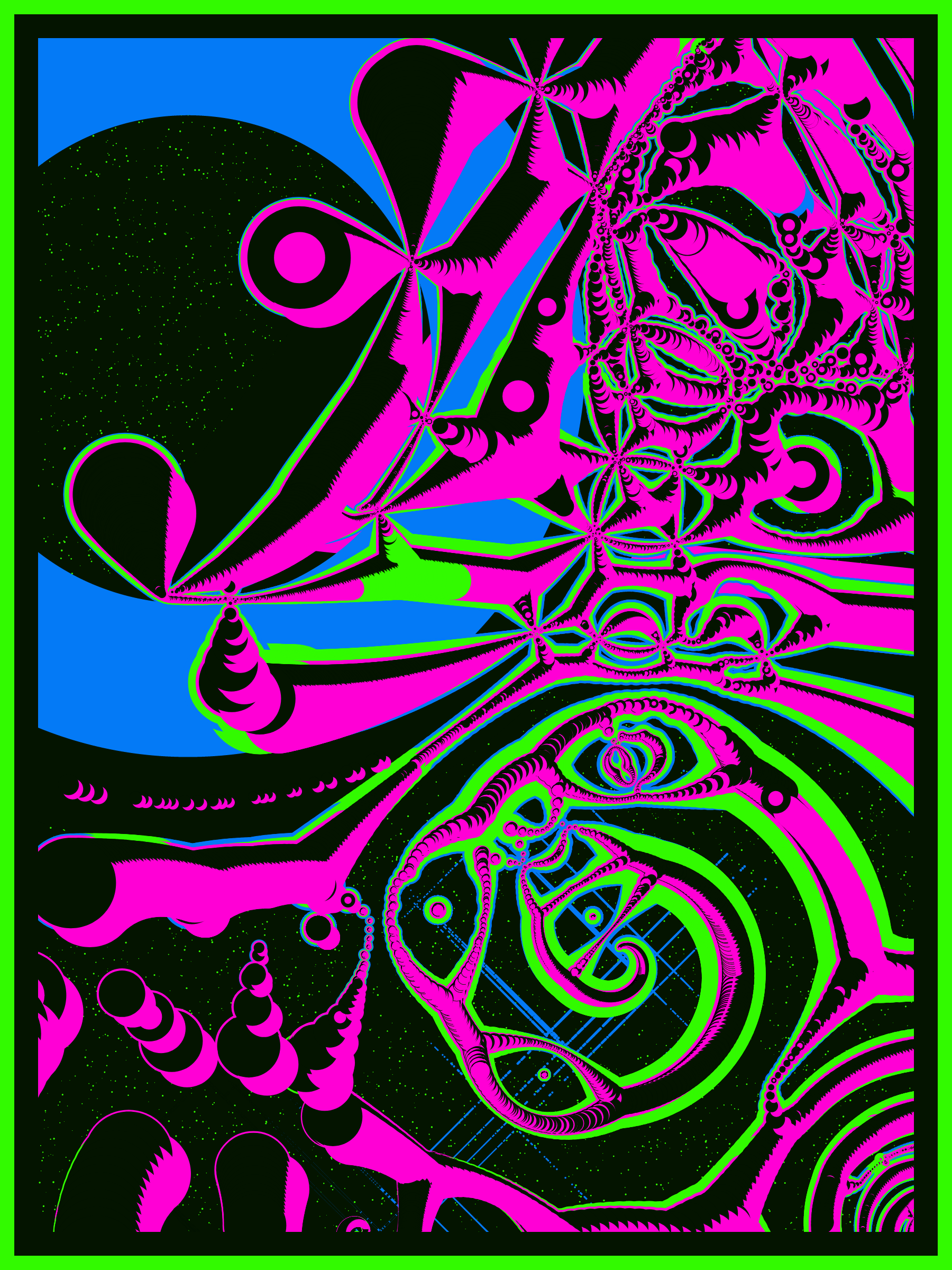 Art Blocks - Art Blocks v2 - Alien DNA #112 - NFT # 294000112