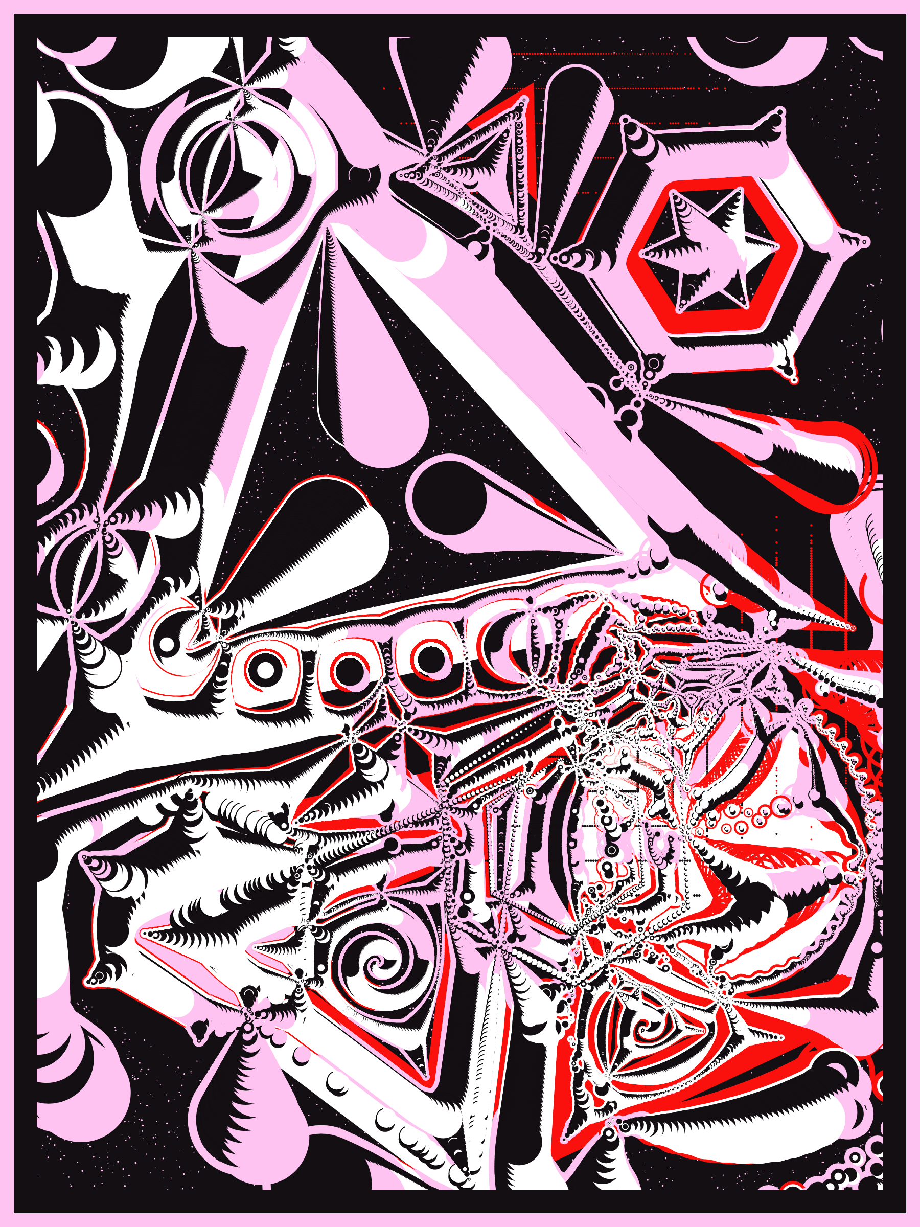 Art Blocks - Art Blocks v2 - Alien DNA #113 - NFT # 294000113