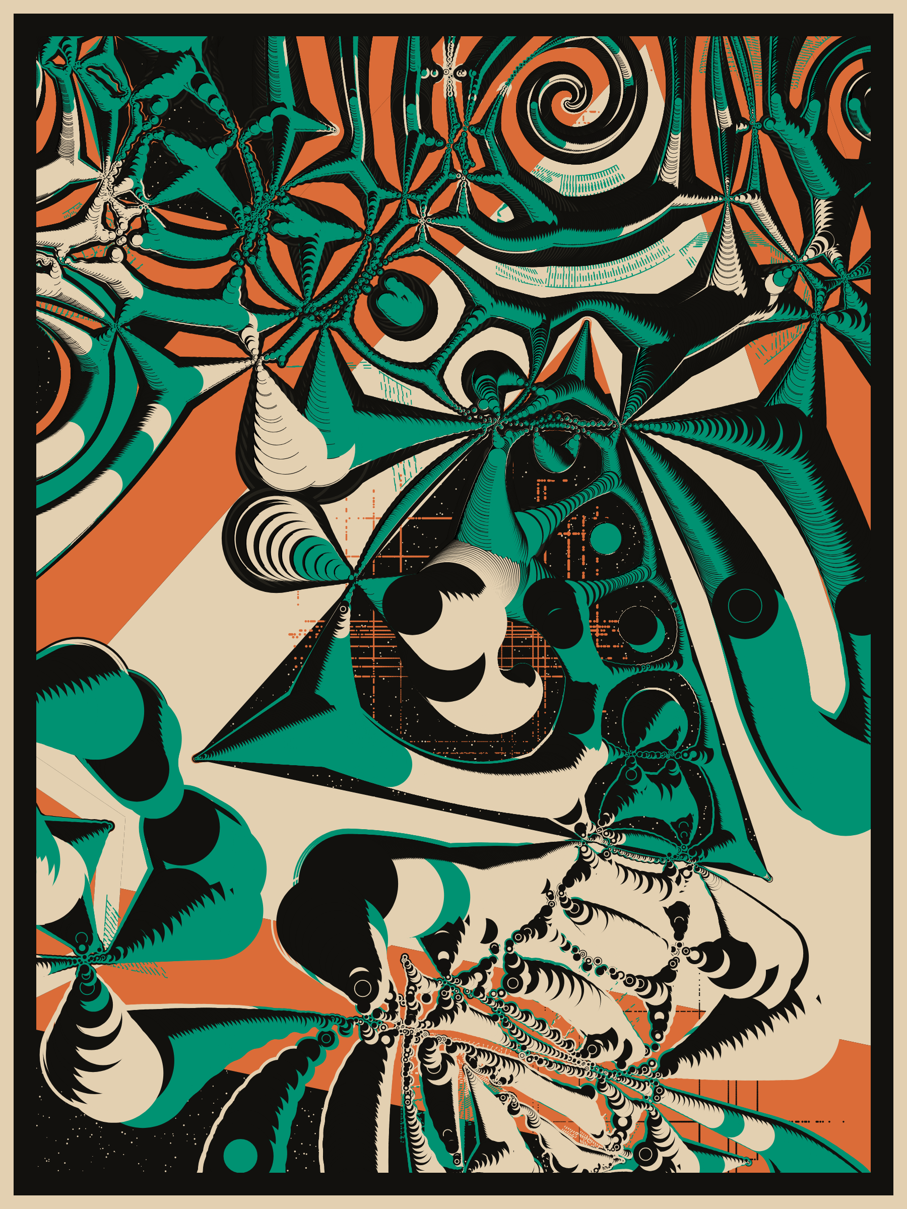 Art Blocks - Art Blocks v2 - Alien DNA #115 - NFT # 294000115