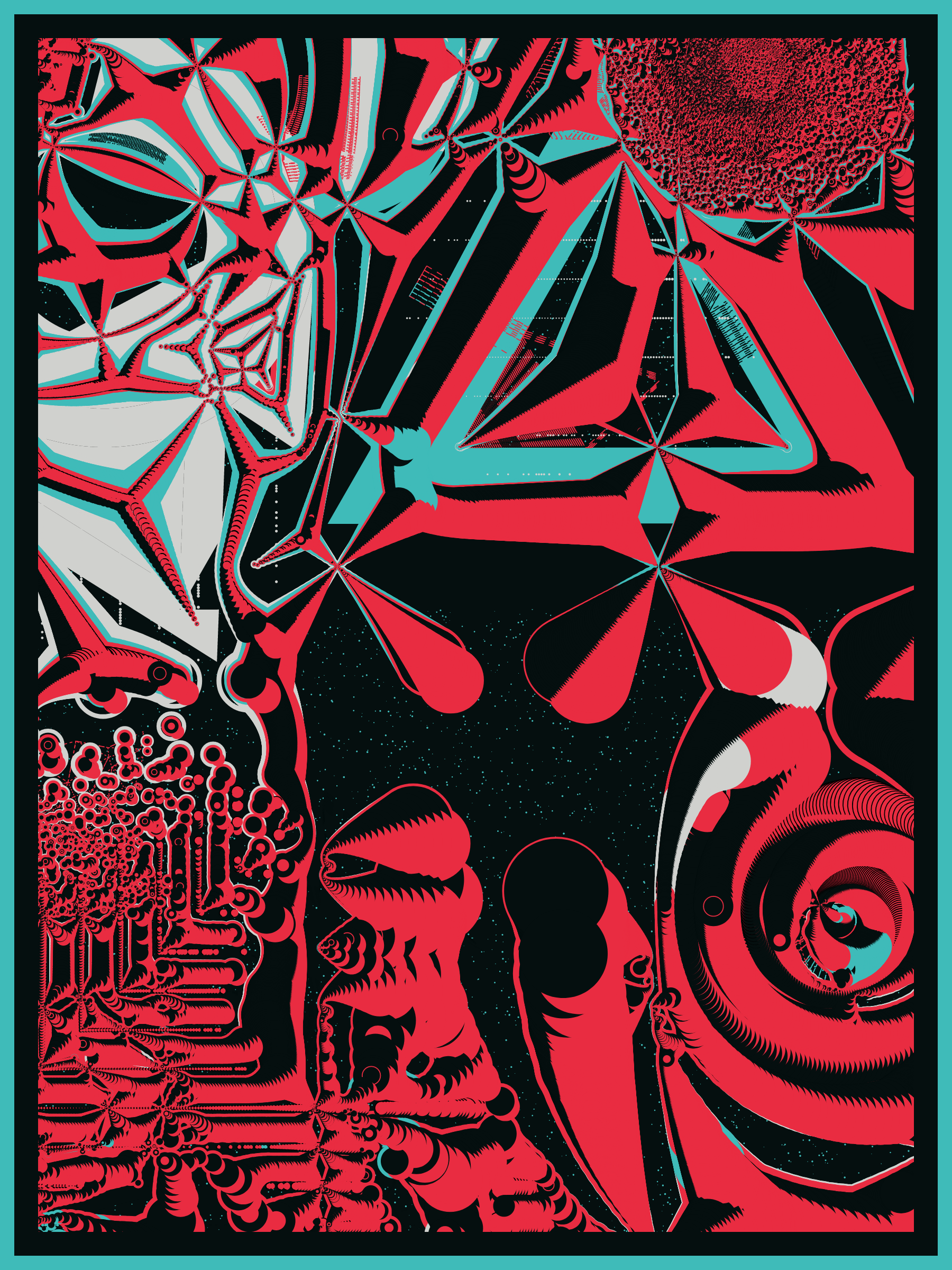 Art Blocks - Art Blocks v2 - Alien DNA #117 - NFT # 294000117