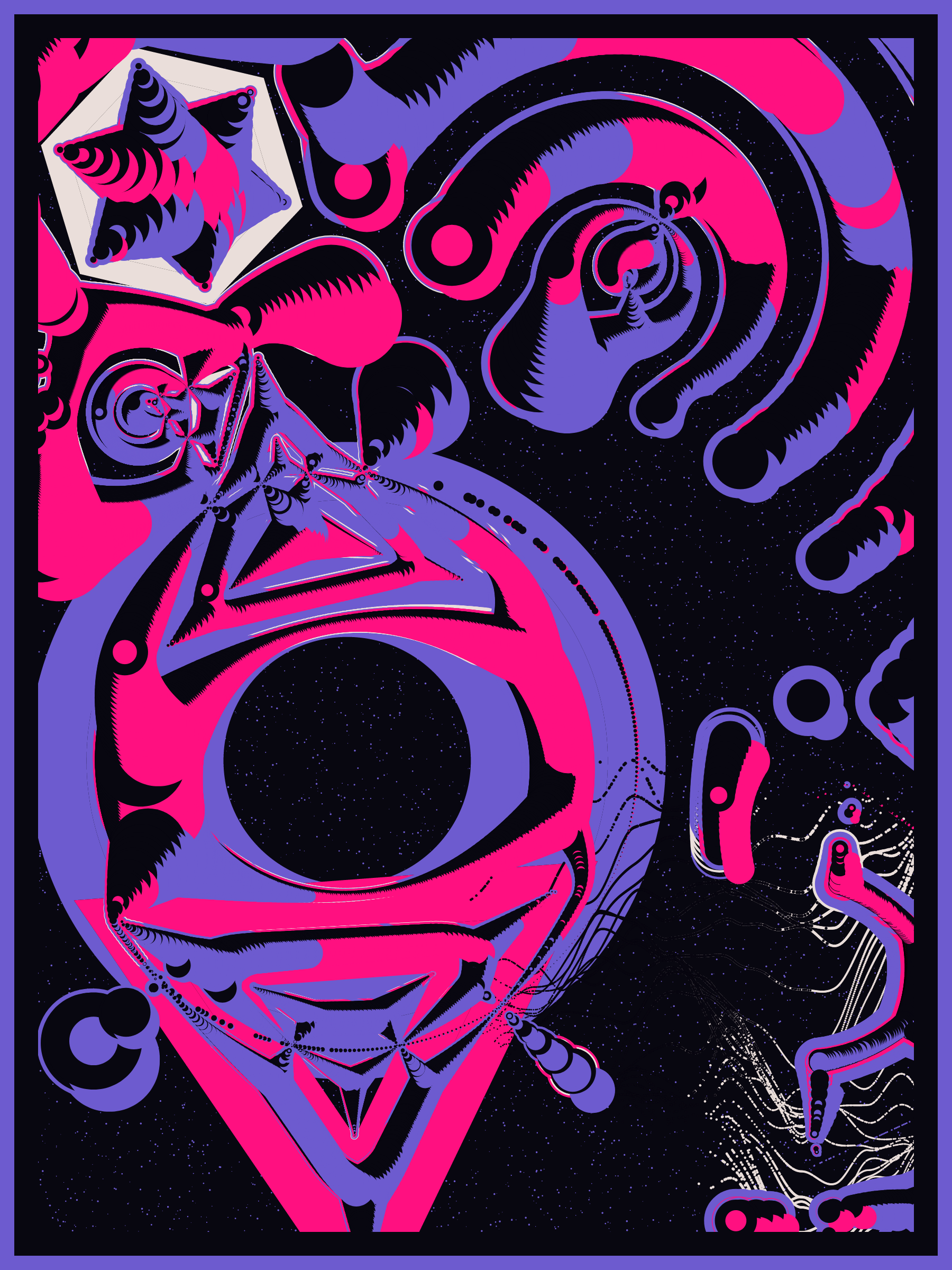 Art Blocks - Art Blocks v2 - Alien DNA #121 - NFT # 294000121