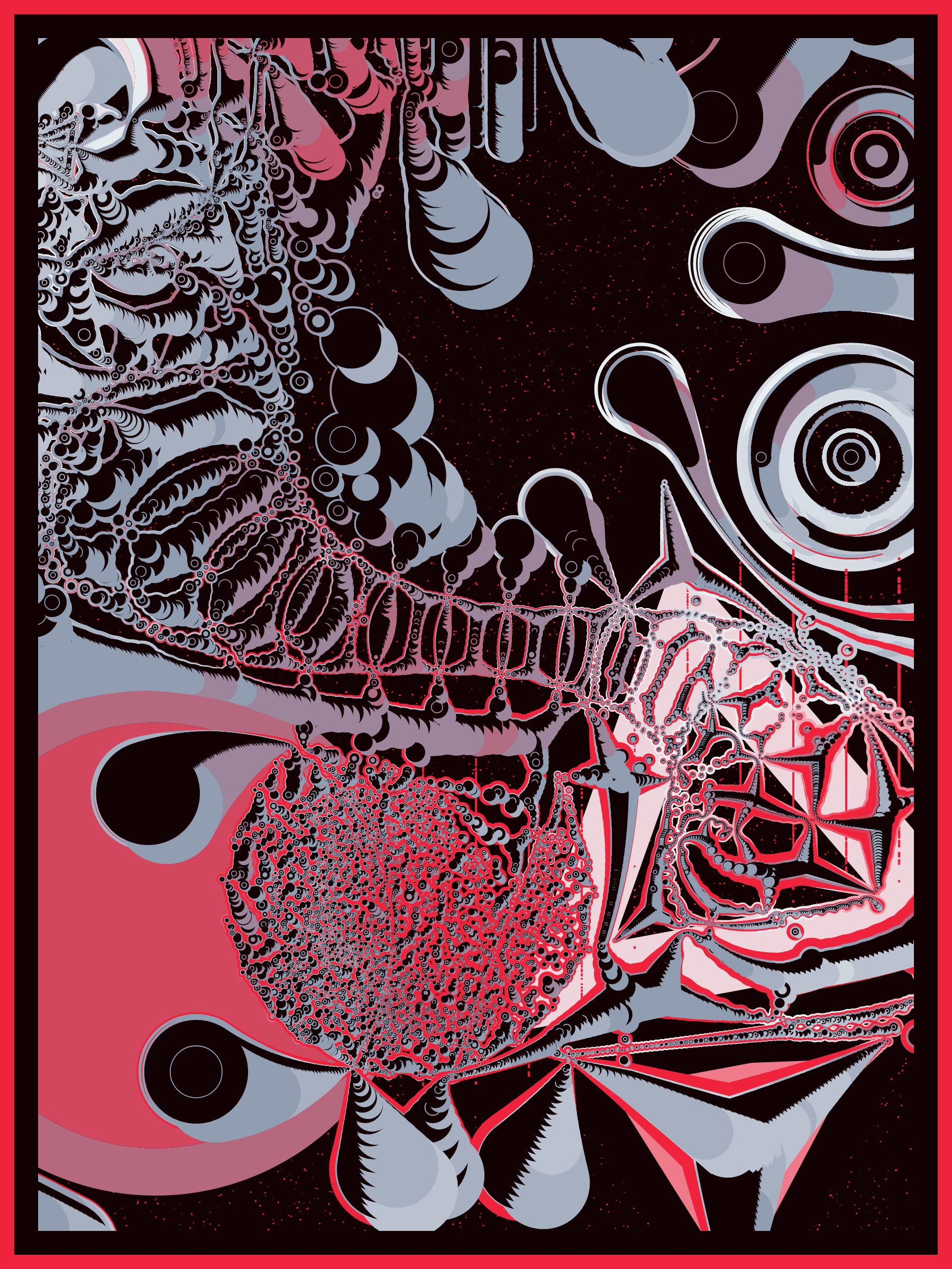 Art Blocks - Art Blocks v2 - Alien DNA #124 - NFT # 294000124