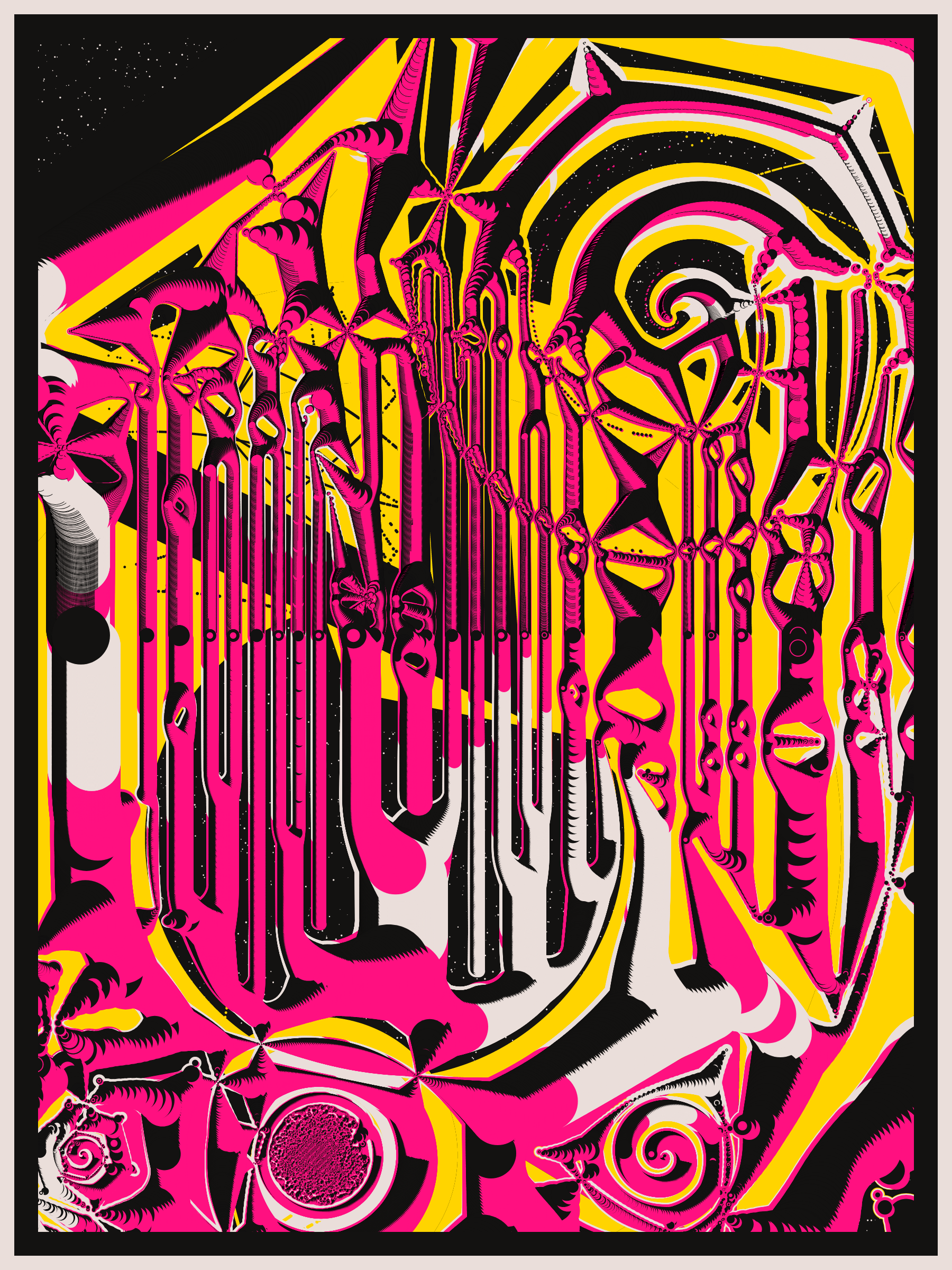 Art Blocks - Art Blocks v2 - Alien DNA #125 - NFT # 294000125