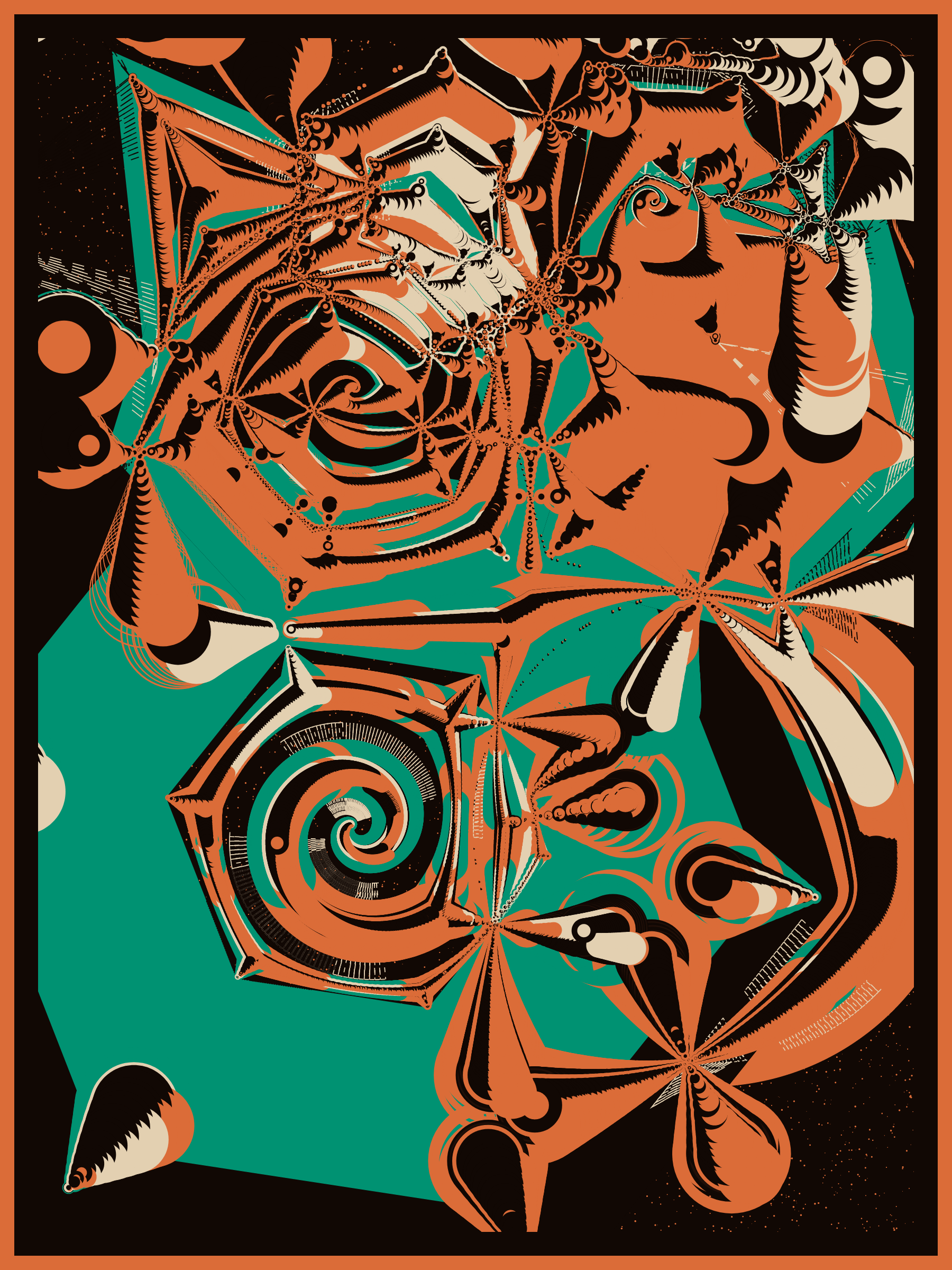 Art Blocks - Art Blocks v2 - Alien DNA #127 - NFT # 294000127