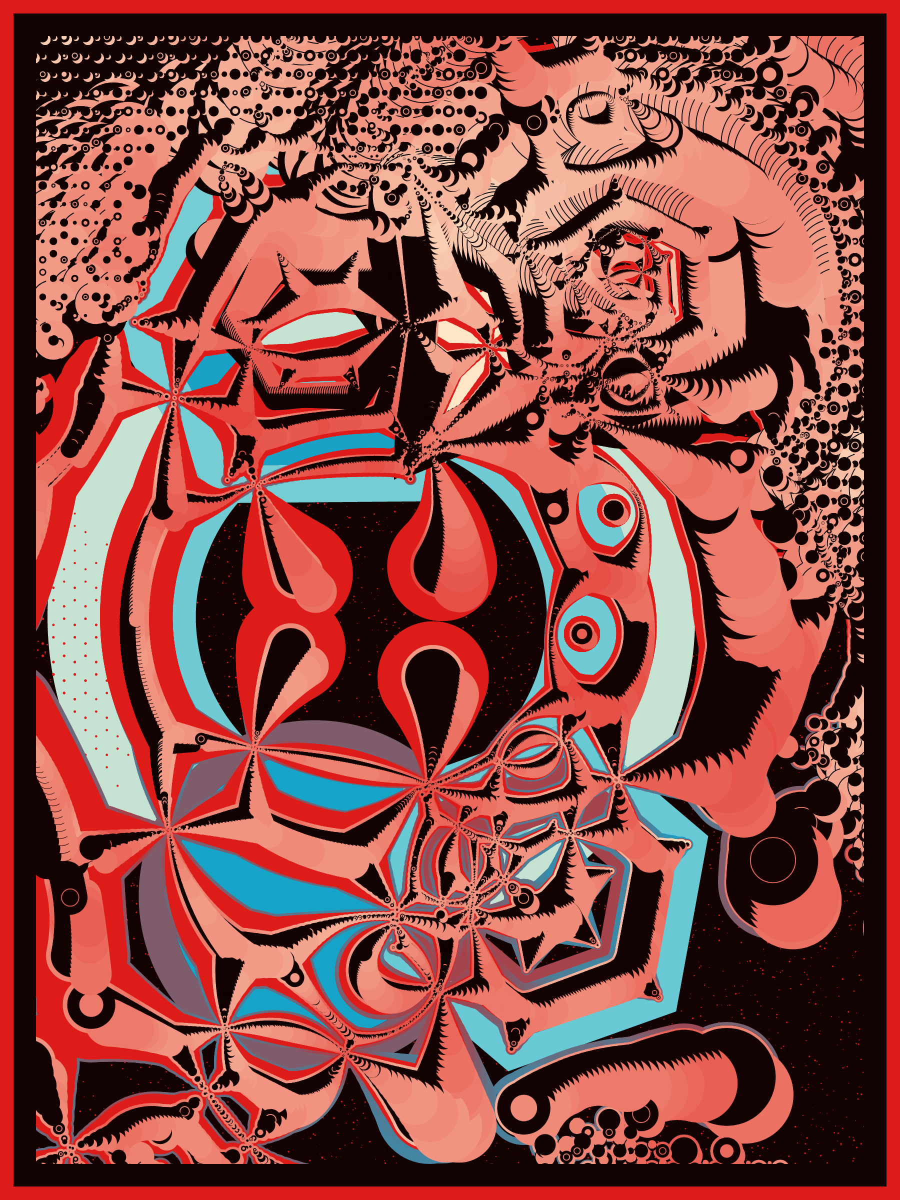 Art Blocks - Art Blocks v2 - Alien DNA #128 - NFT # 294000128