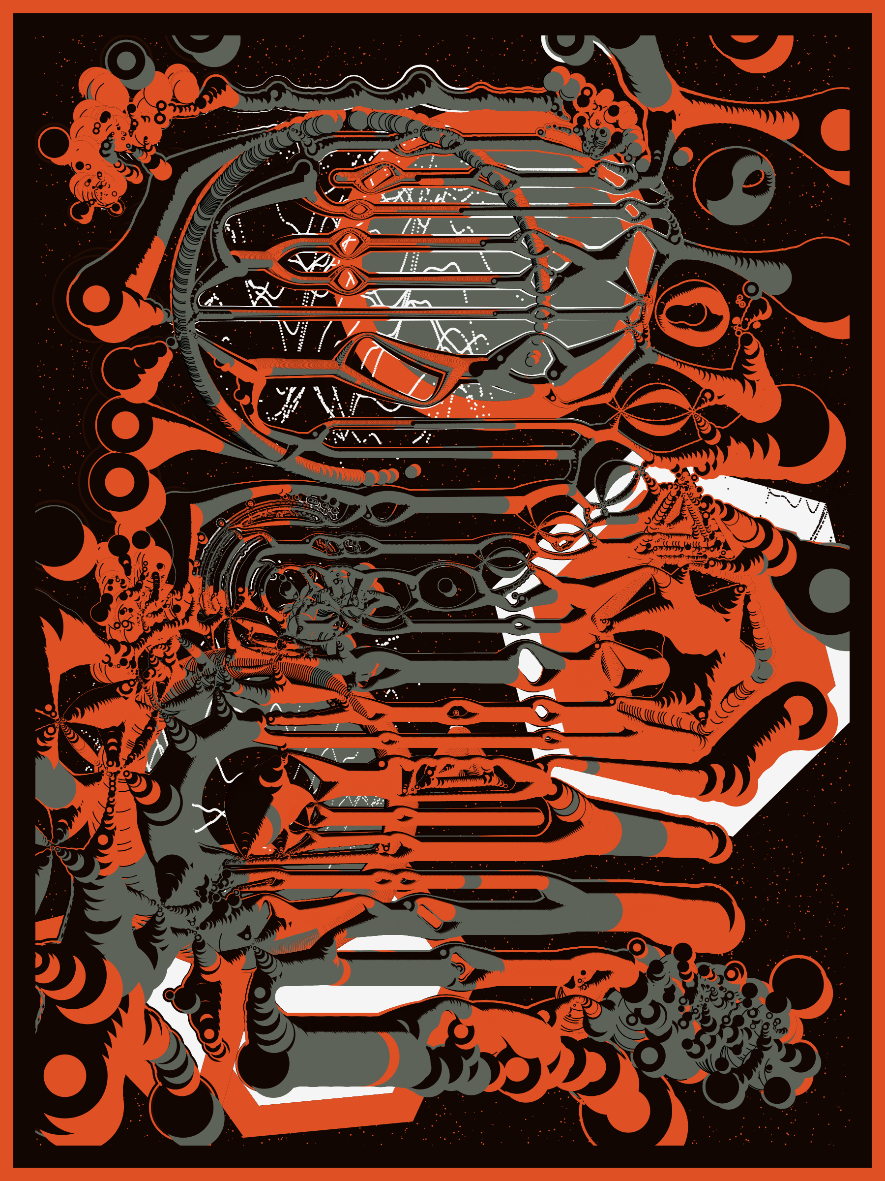 Art Blocks - Art Blocks v2 - Alien DNA #129 - NFT # 294000129