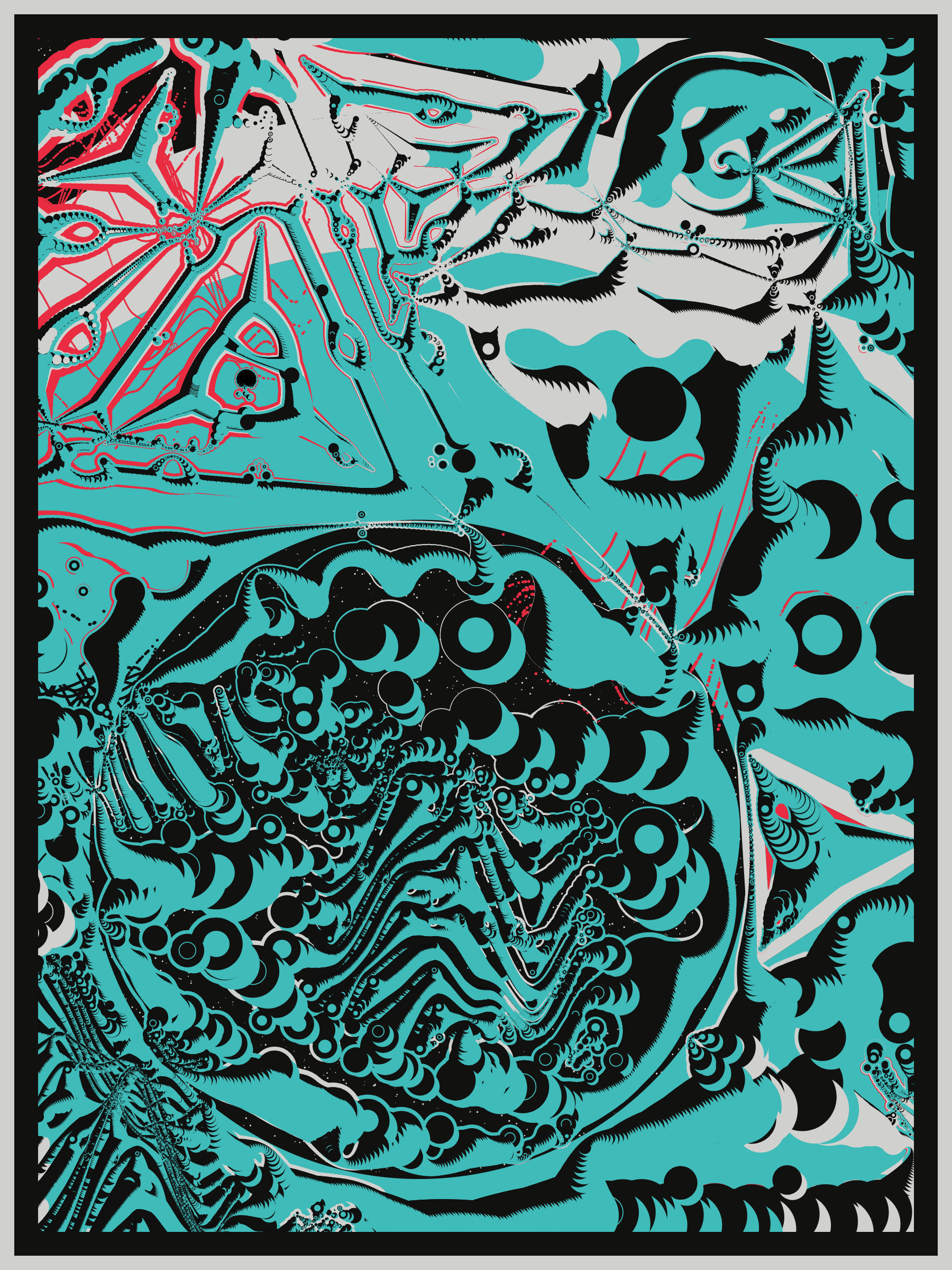 Art Blocks - Art Blocks v2 - Alien DNA #130 - NFT # 294000130