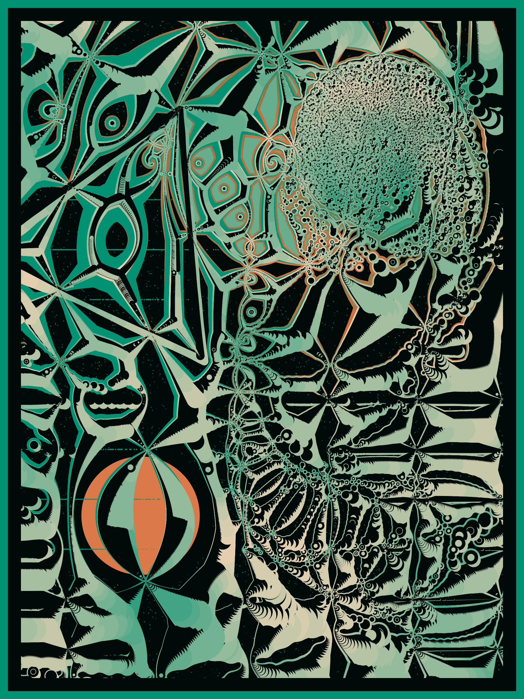 Art Blocks - Art Blocks v2 - Alien DNA #131 - NFT # 294000131