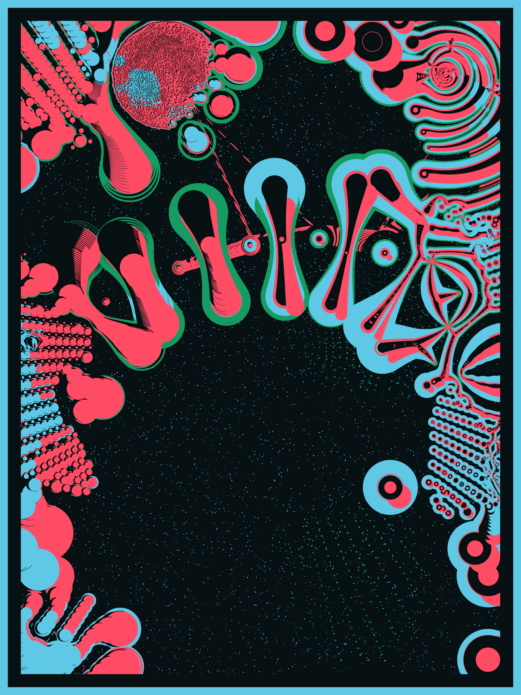 Art Blocks - Art Blocks v2 - Alien DNA #132 - NFT # 294000132