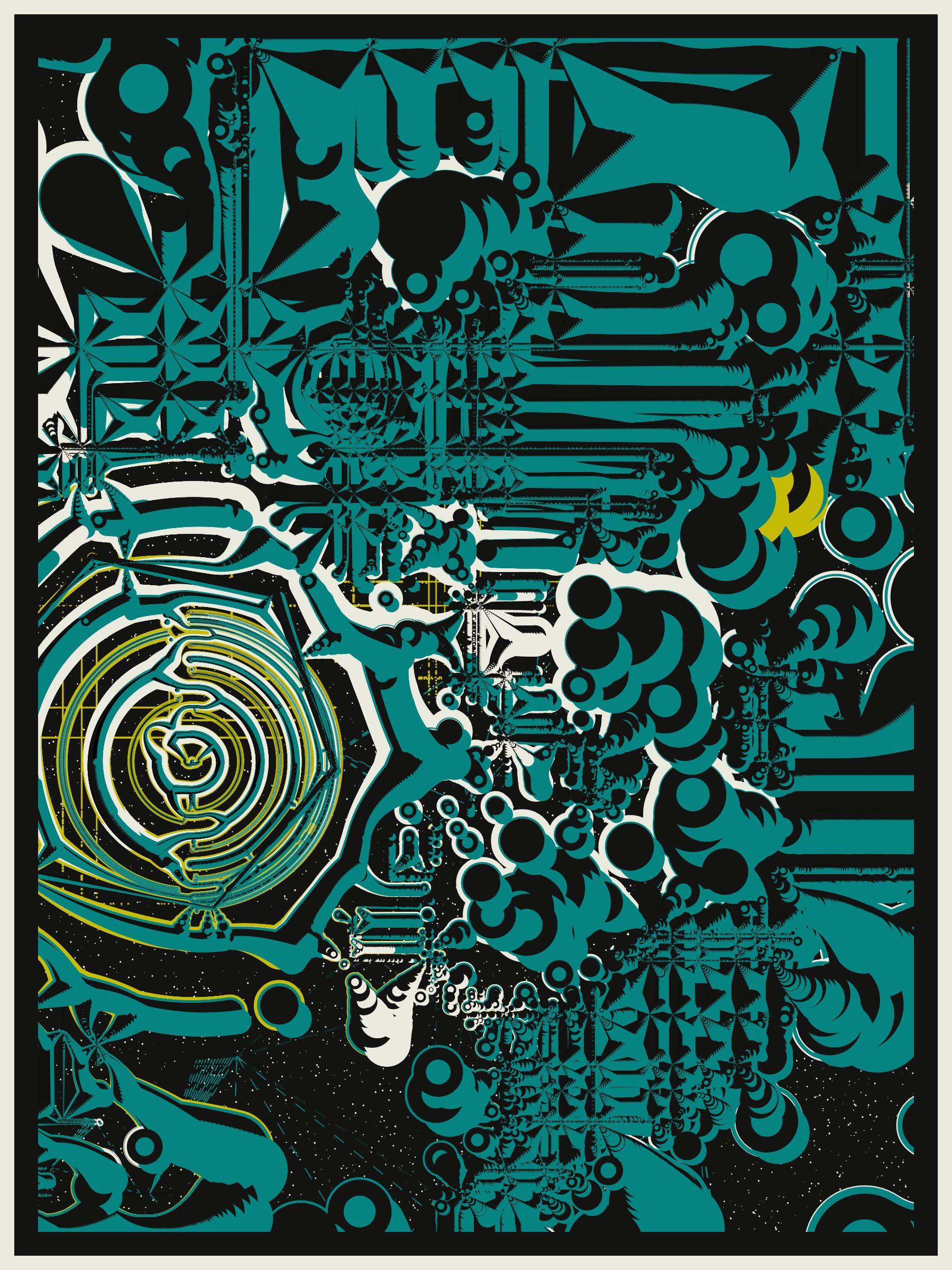 Art Blocks - Art Blocks v2 - Alien DNA #136 - NFT # 294000136