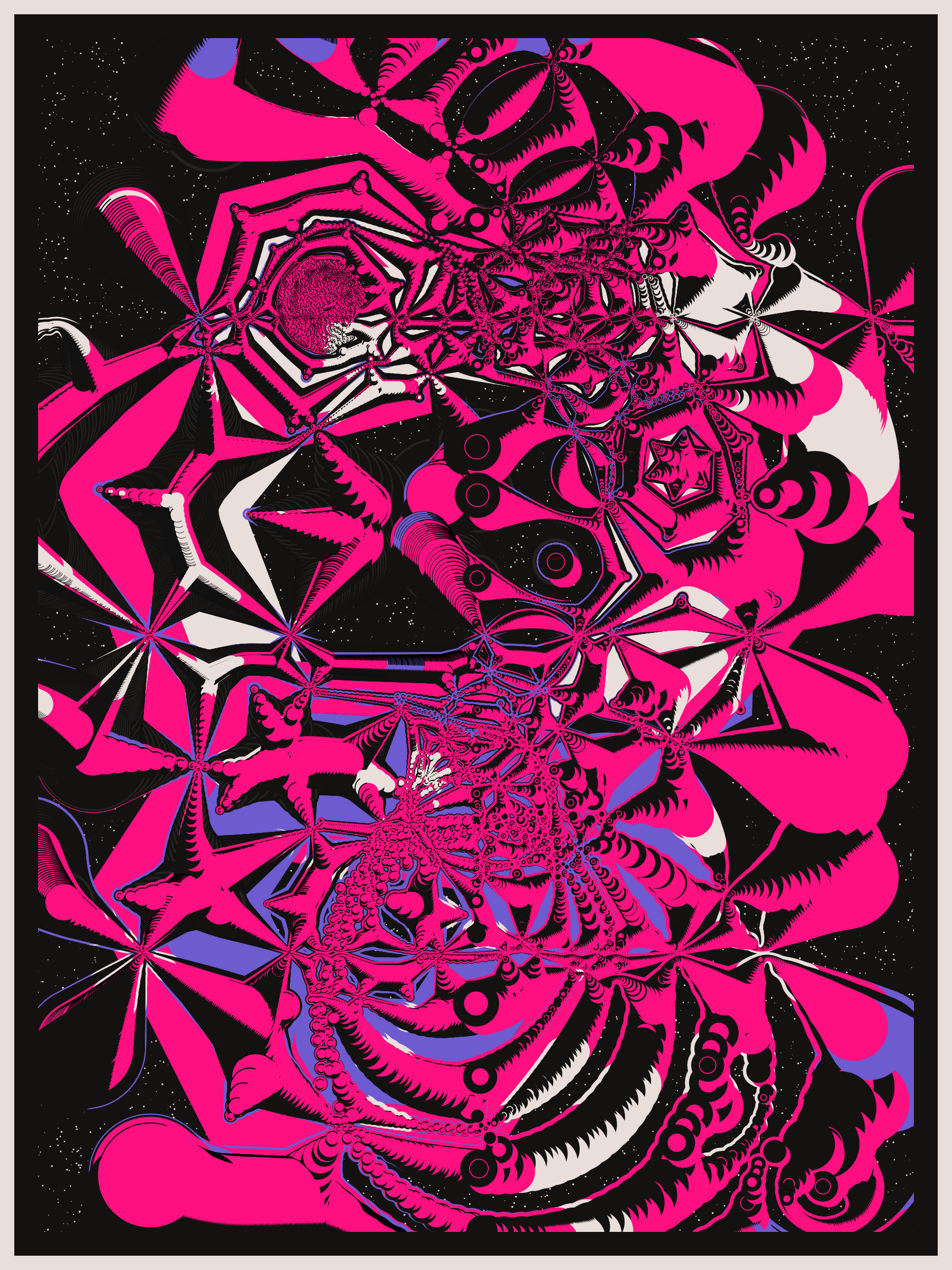 Art Blocks - Art Blocks v2 - Alien DNA #145 - NFT # 294000145