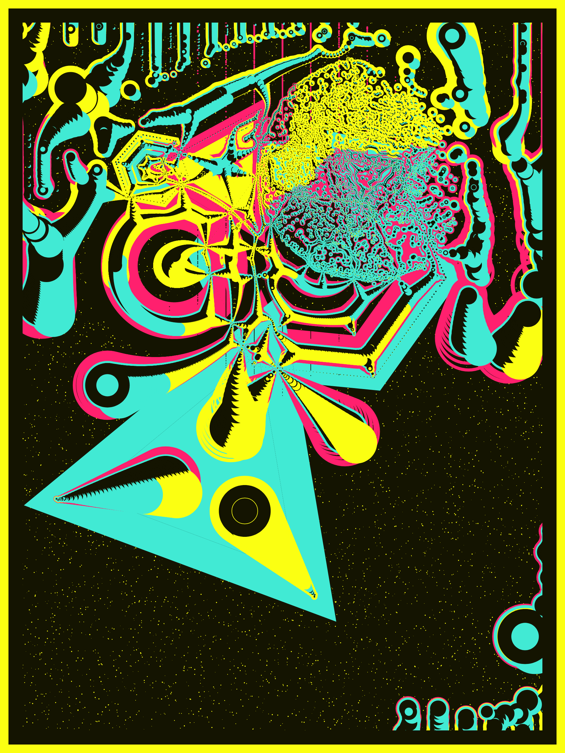 Art Blocks - Art Blocks v2 - Alien DNA #148 - NFT # 294000148