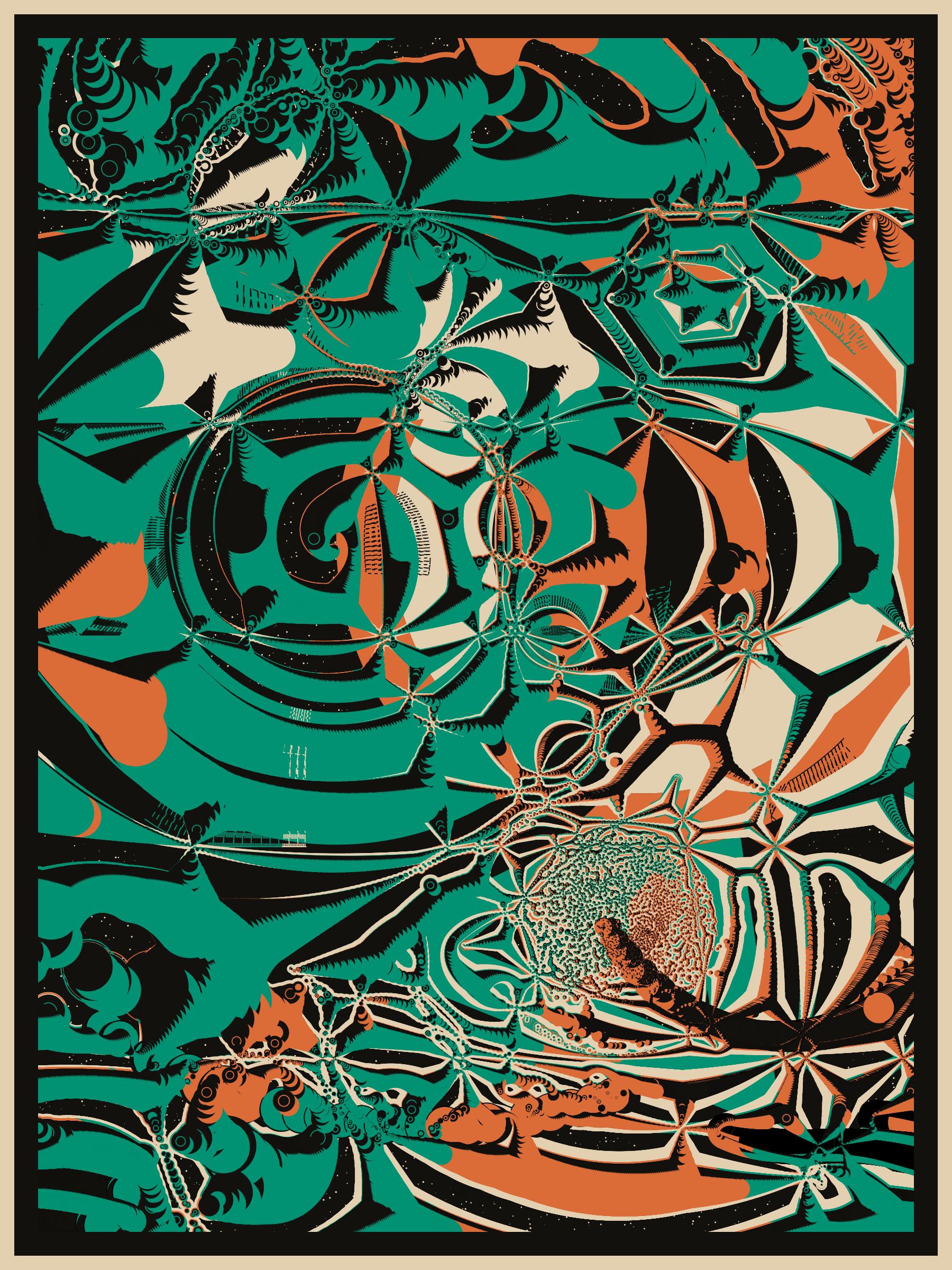 Art Blocks - Art Blocks v2 - Alien DNA #150 - NFT # 294000150