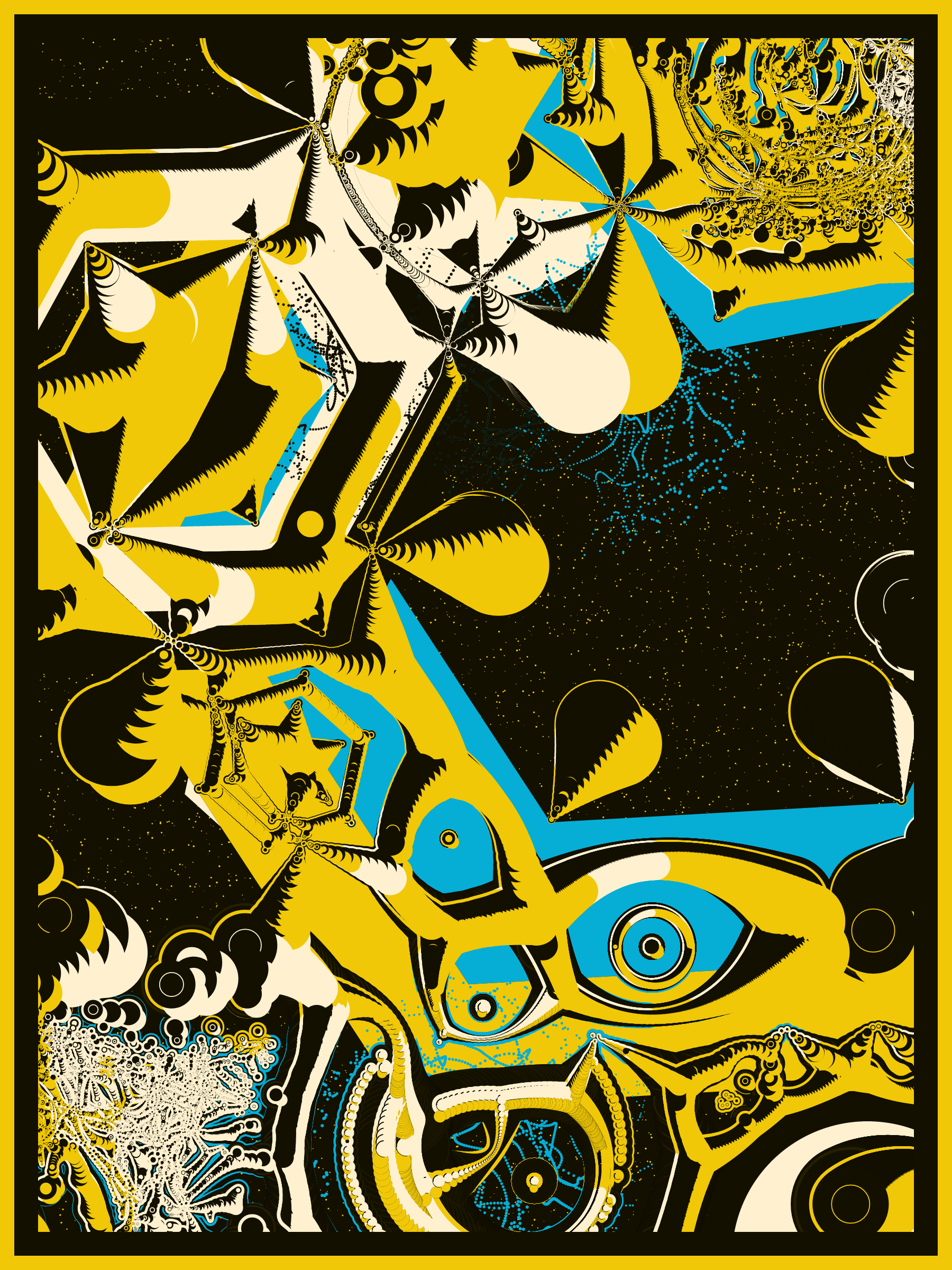 Art Blocks - Art Blocks v2 - Alien DNA #151 - NFT # 294000151