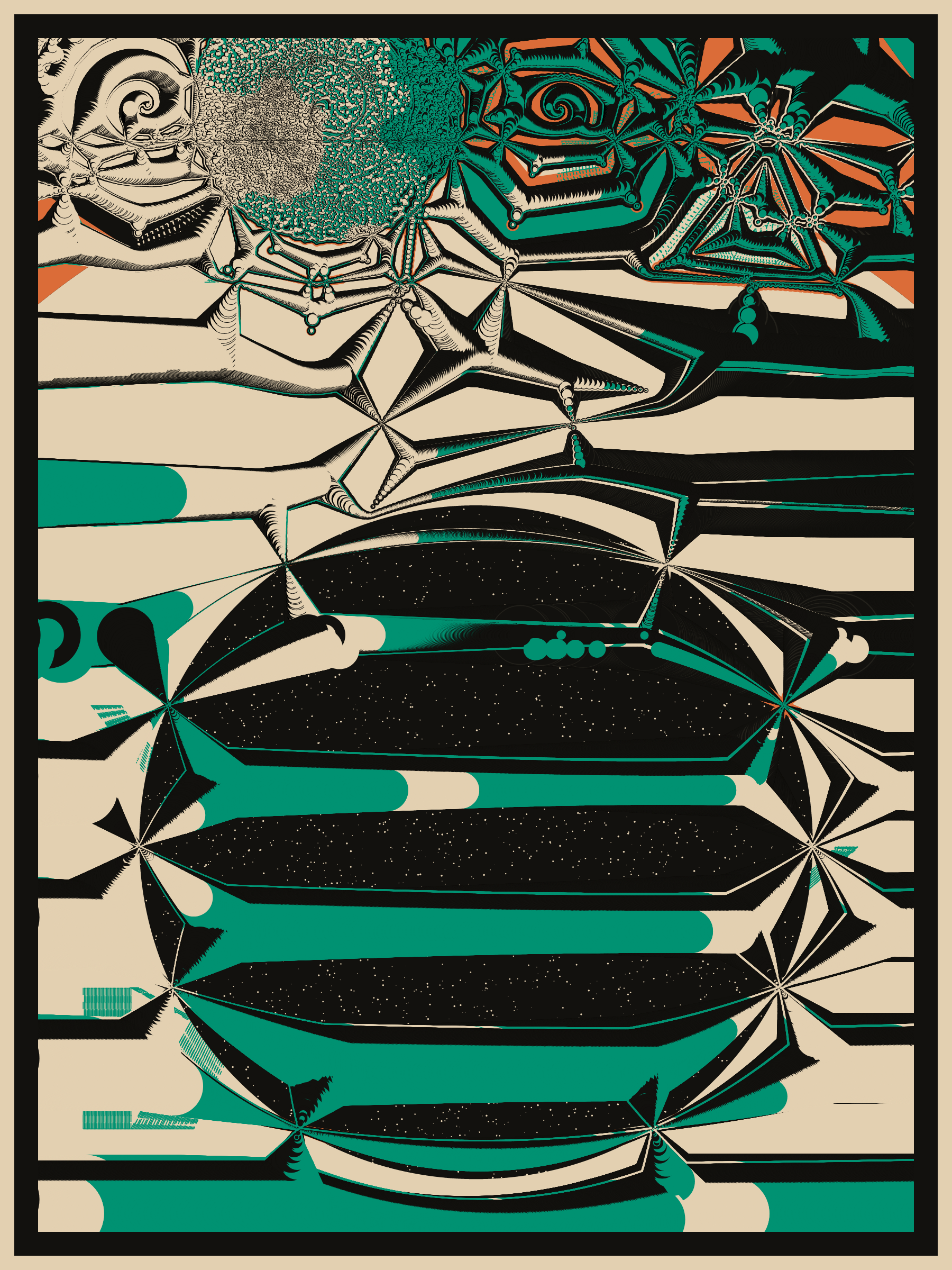 Art Blocks - Art Blocks v2 - Alien DNA #152 - NFT # 294000152