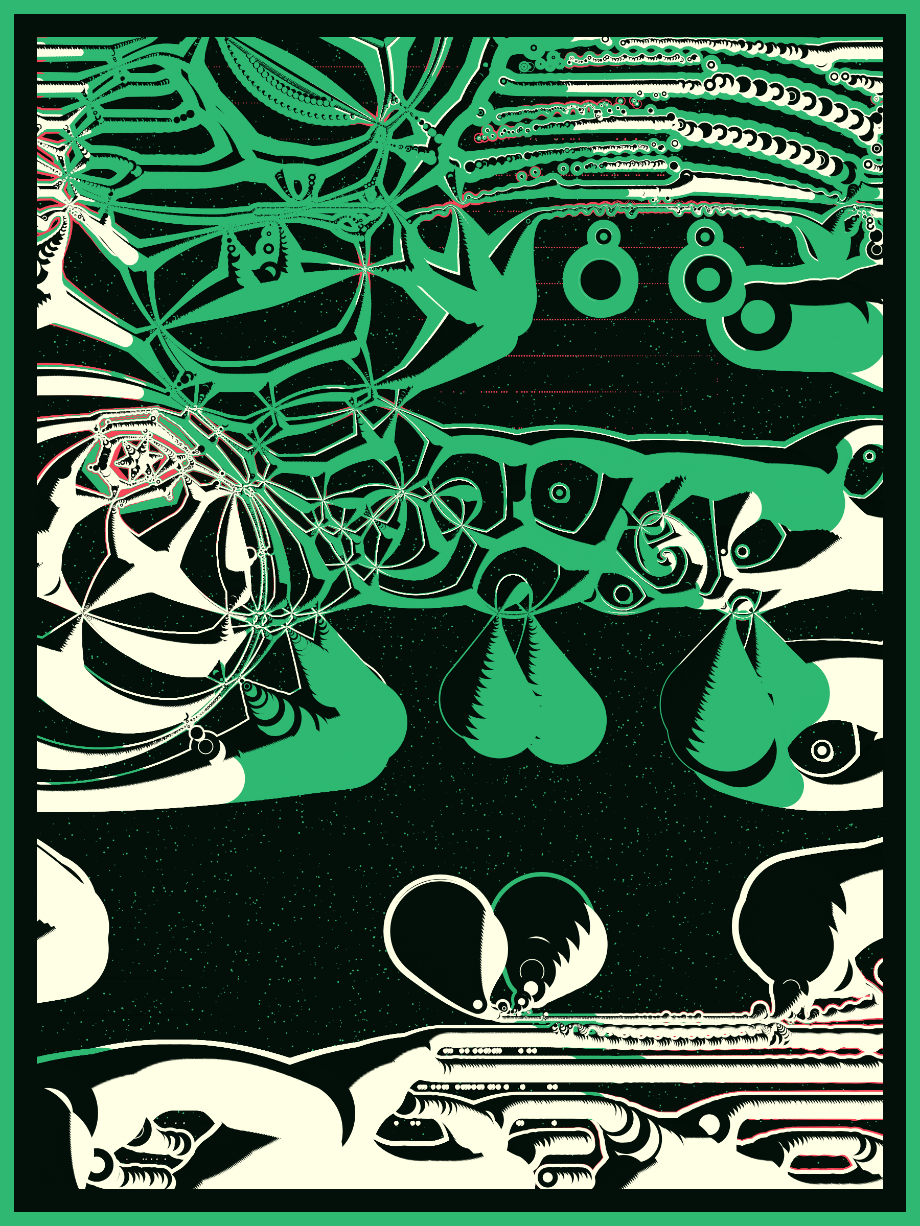 Art Blocks - Art Blocks v2 - Alien DNA #154 - NFT # 294000154