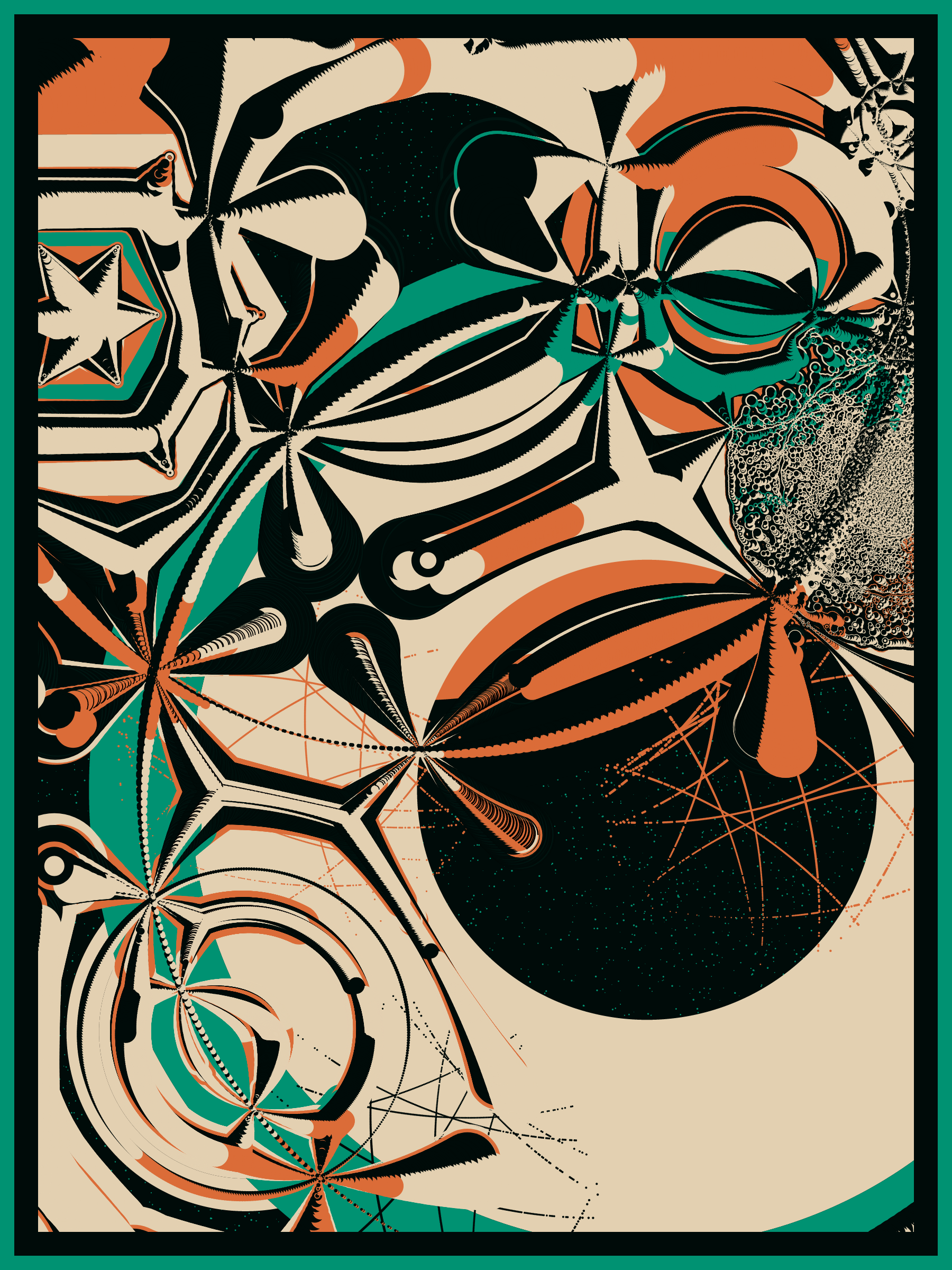 Art Blocks - Art Blocks v2 - Alien DNA #159 - NFT # 294000159