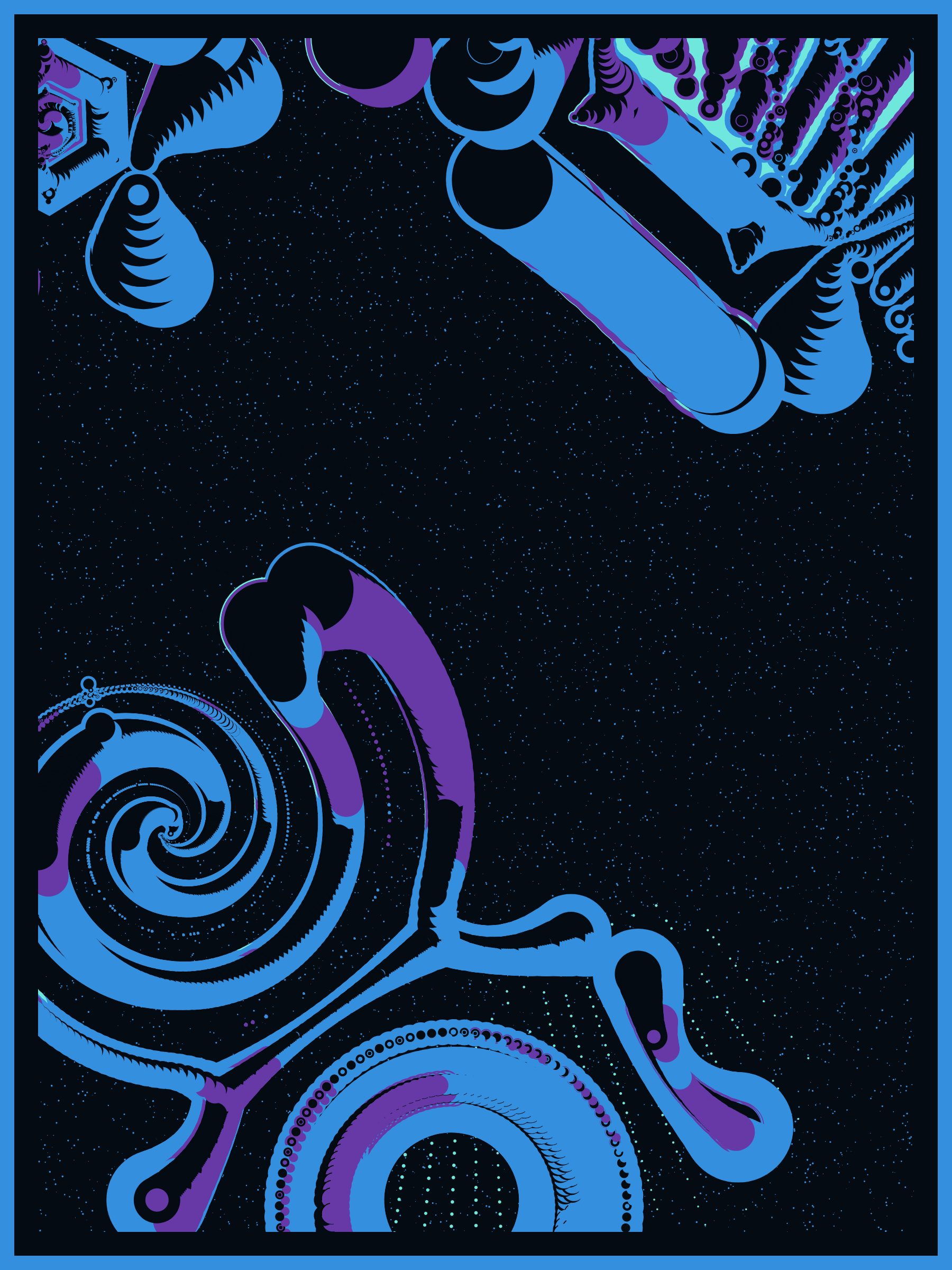 Art Blocks - Art Blocks v2 - Alien DNA #165 - NFT # 294000165