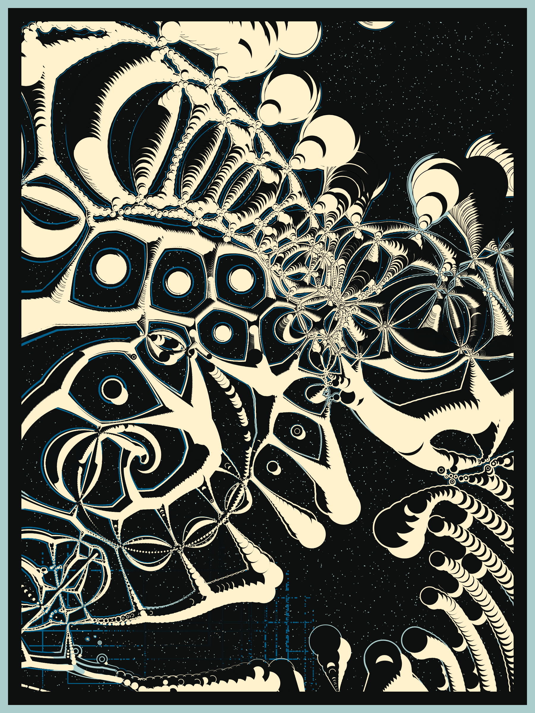 Art Blocks - Art Blocks v2 - Alien DNA #167 - NFT # 294000167