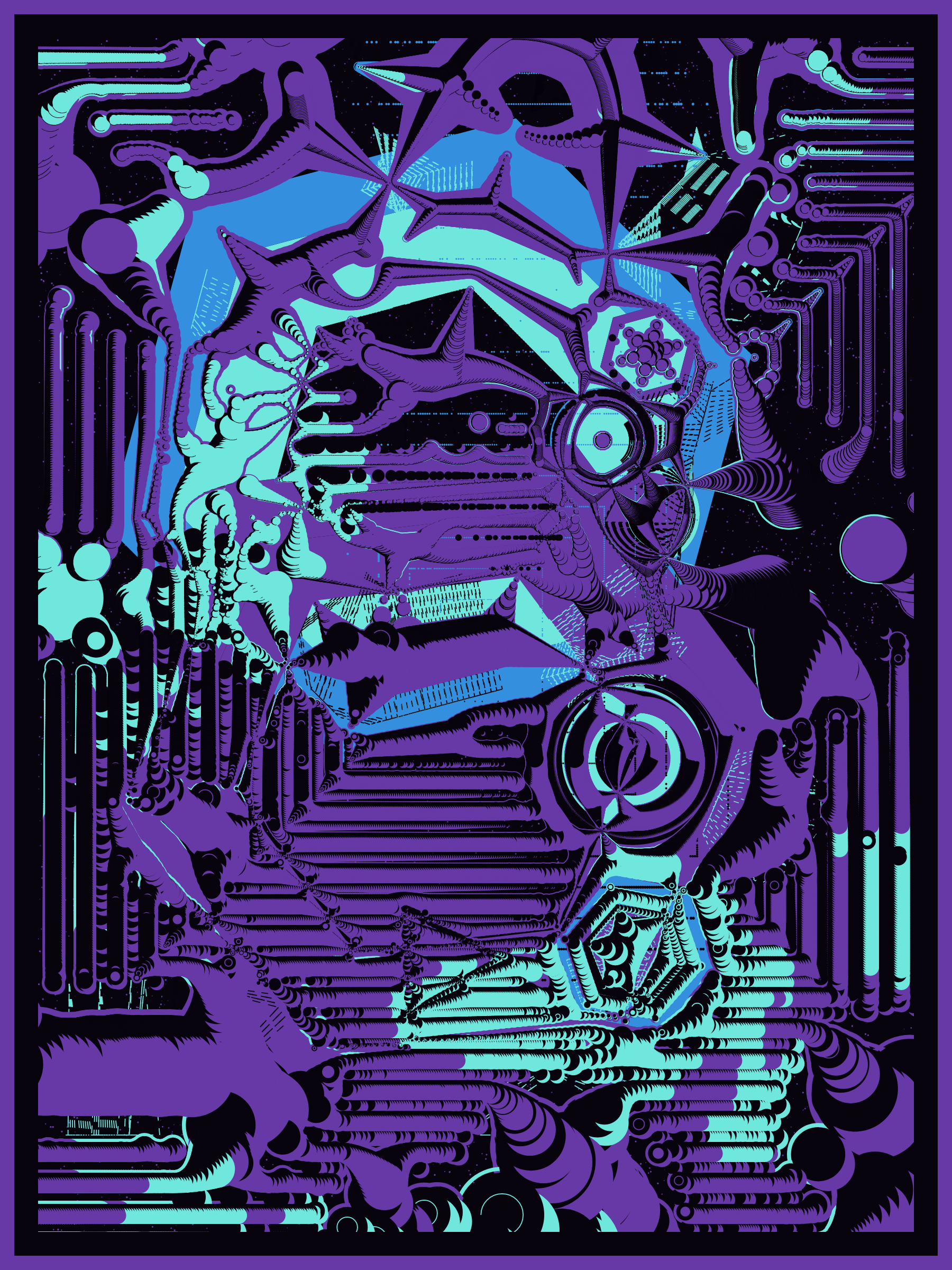 Art Blocks - Art Blocks v2 - Alien DNA #170 - NFT # 294000170