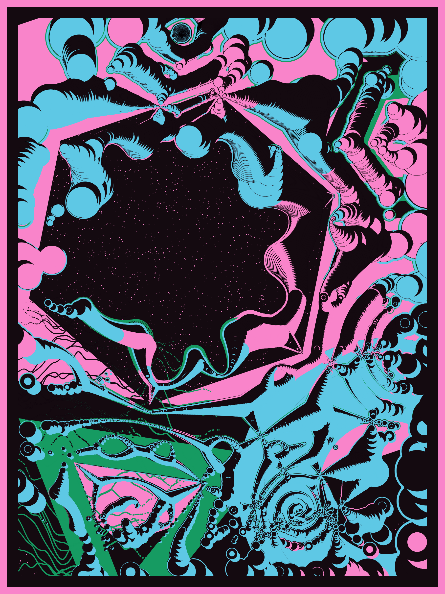 Art Blocks - Art Blocks v2 - Alien DNA #172 - NFT # 294000172