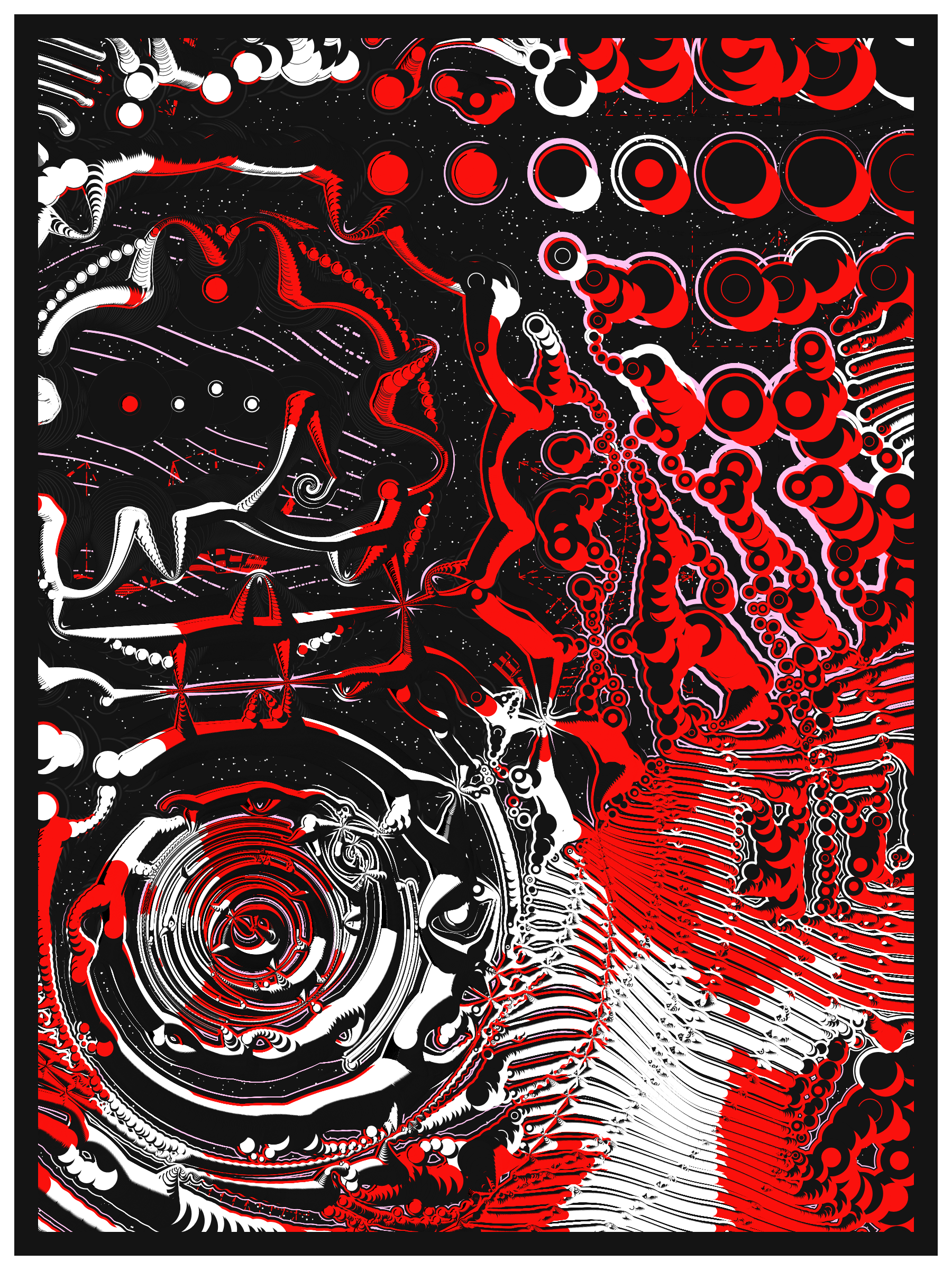 Art Blocks - Art Blocks v2 - Alien DNA #185 - NFT # 294000185