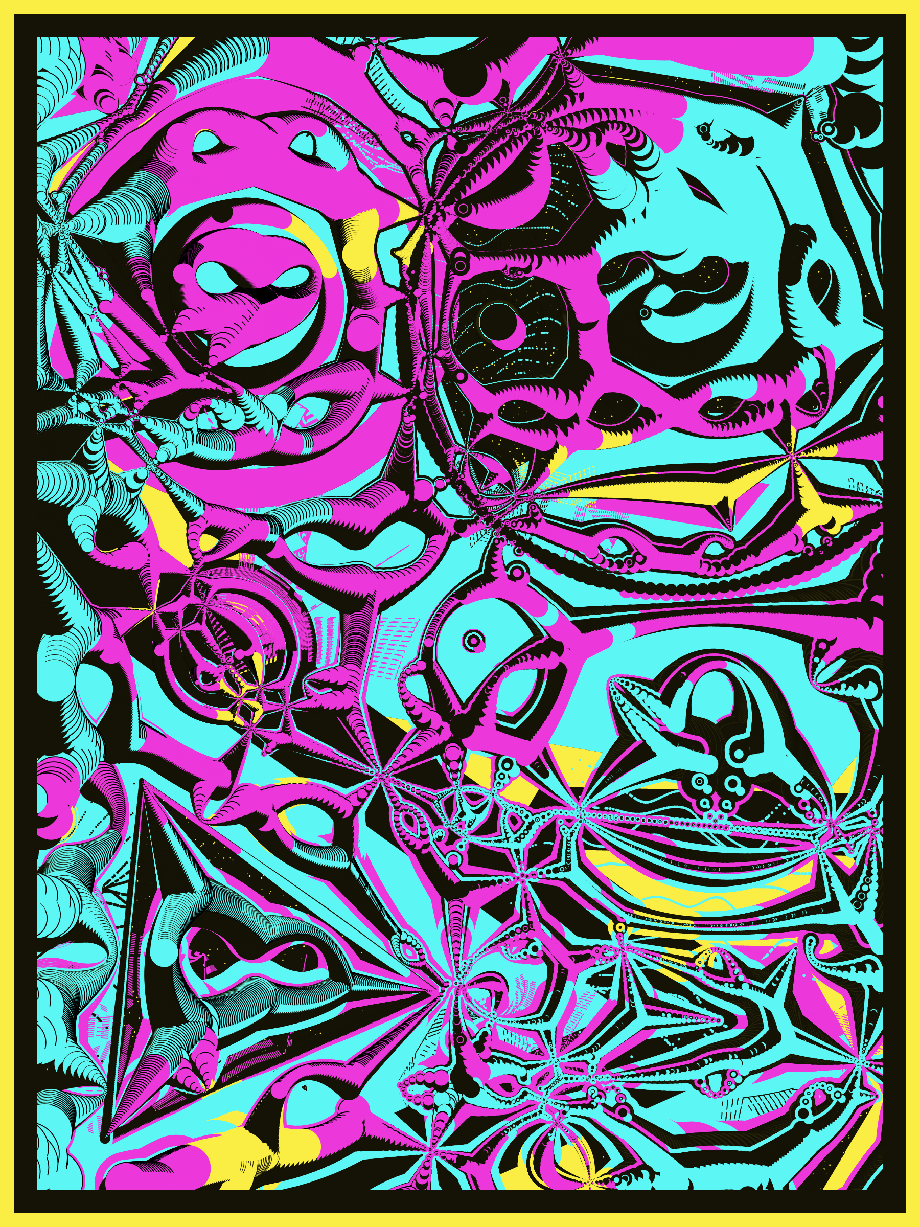 Art Blocks - Art Blocks v2 - Alien DNA #190 - NFT # 294000190