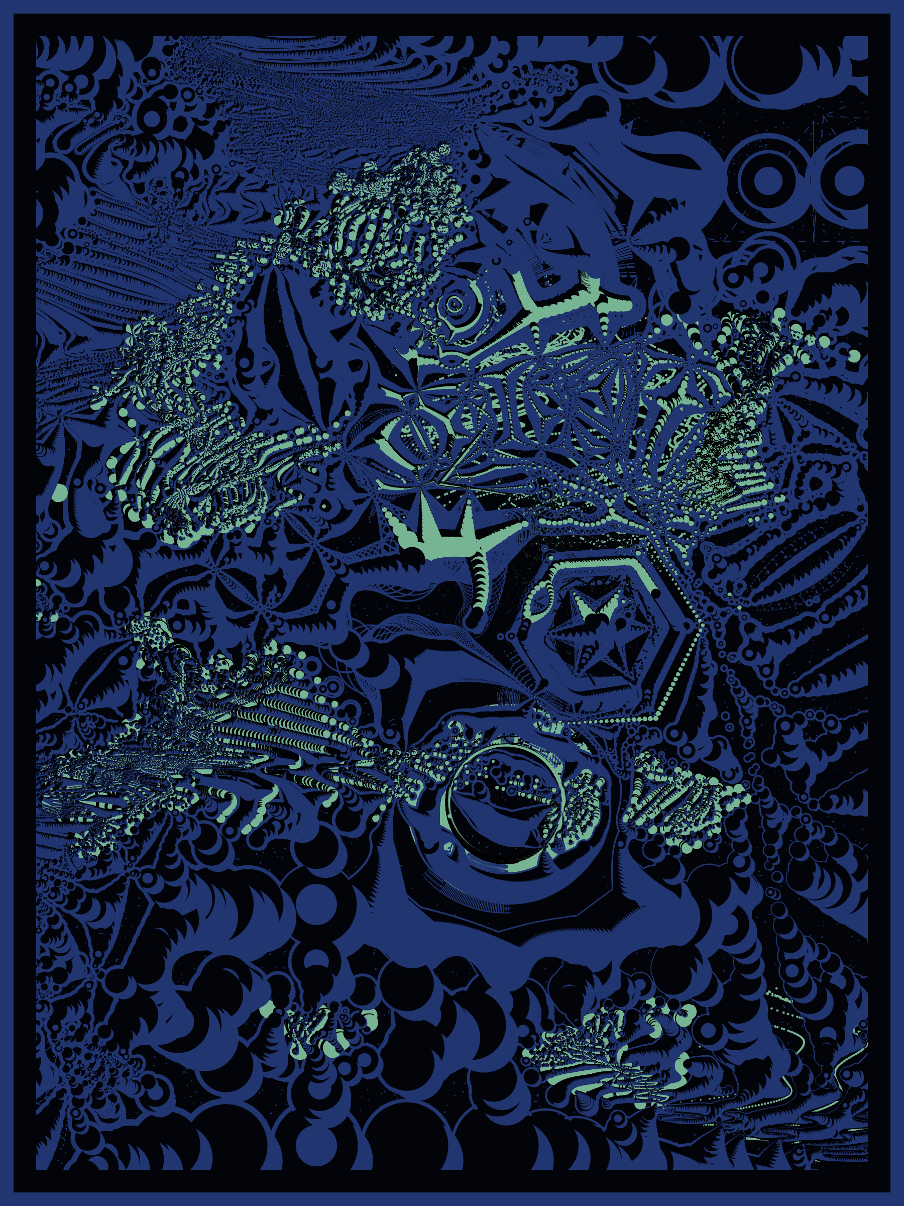 Art Blocks - Art Blocks v2 - Alien DNA #196 - NFT # 294000196