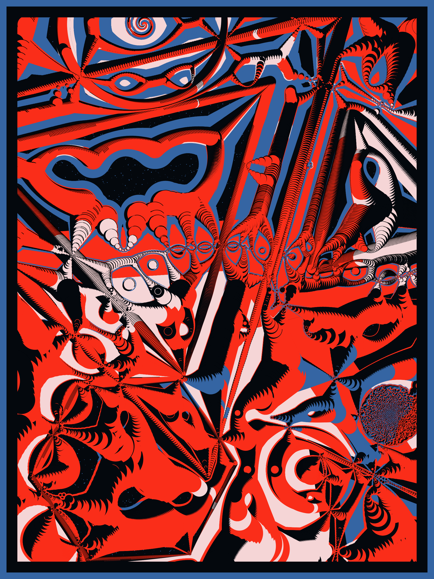 Art Blocks - Art Blocks v2 - Alien DNA #208 - NFT # 294000208