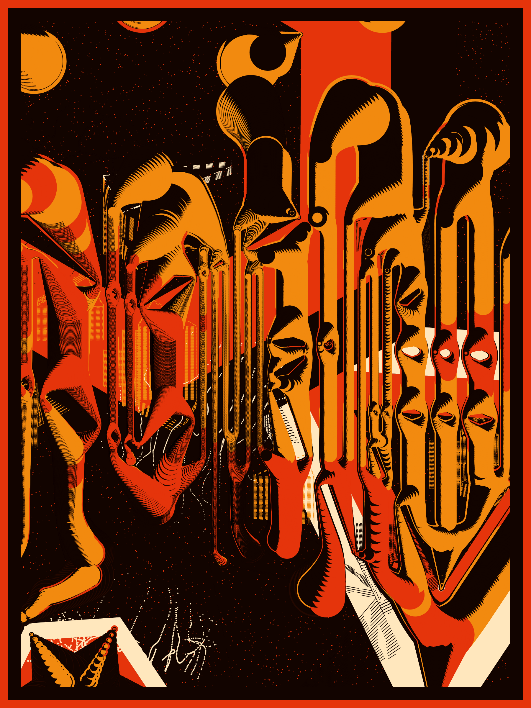 Art Blocks - Art Blocks v2 - Alien DNA #210 - NFT # 294000210