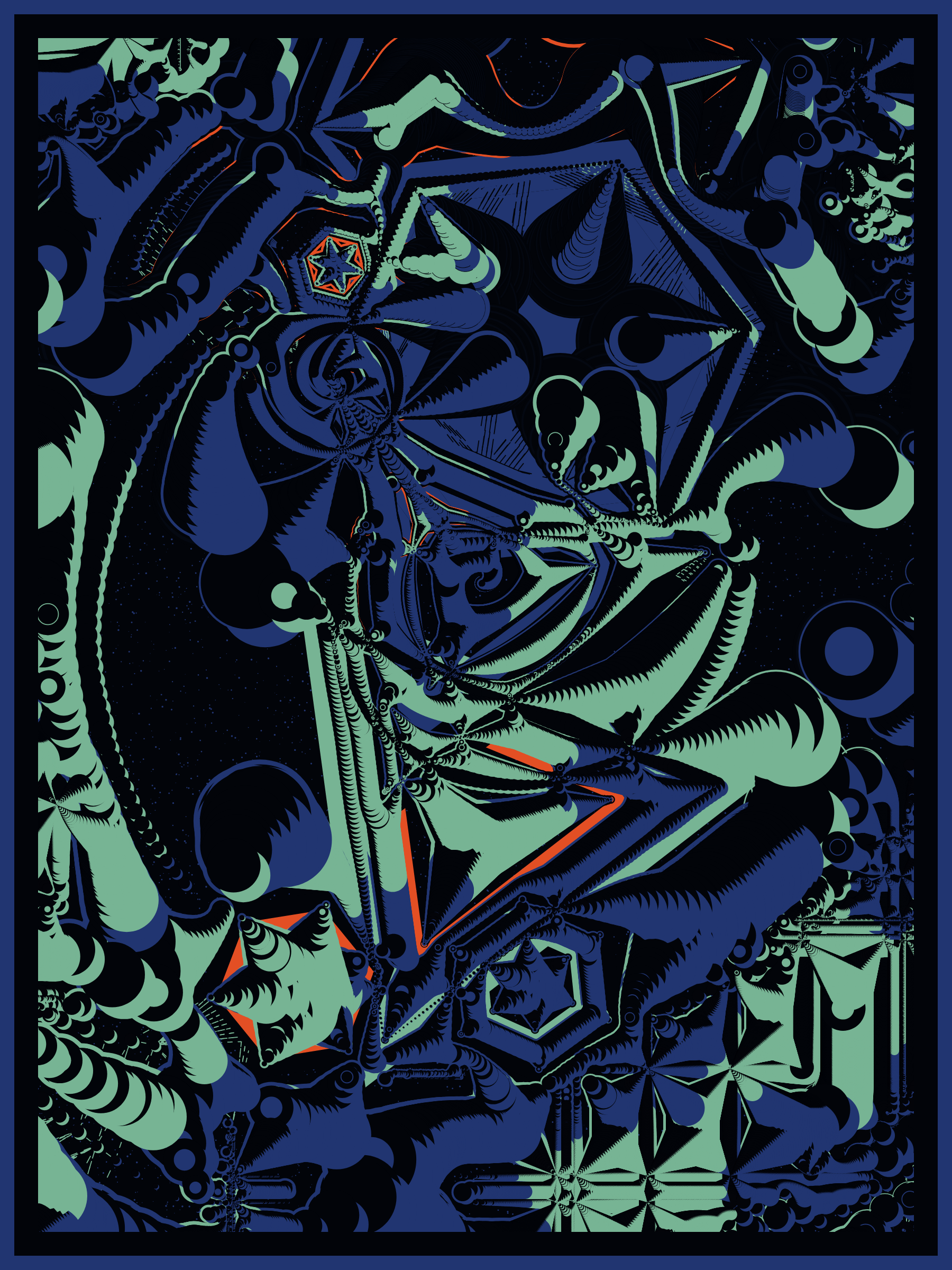 Art Blocks - Art Blocks v2 - Alien DNA #218 - NFT # 294000218