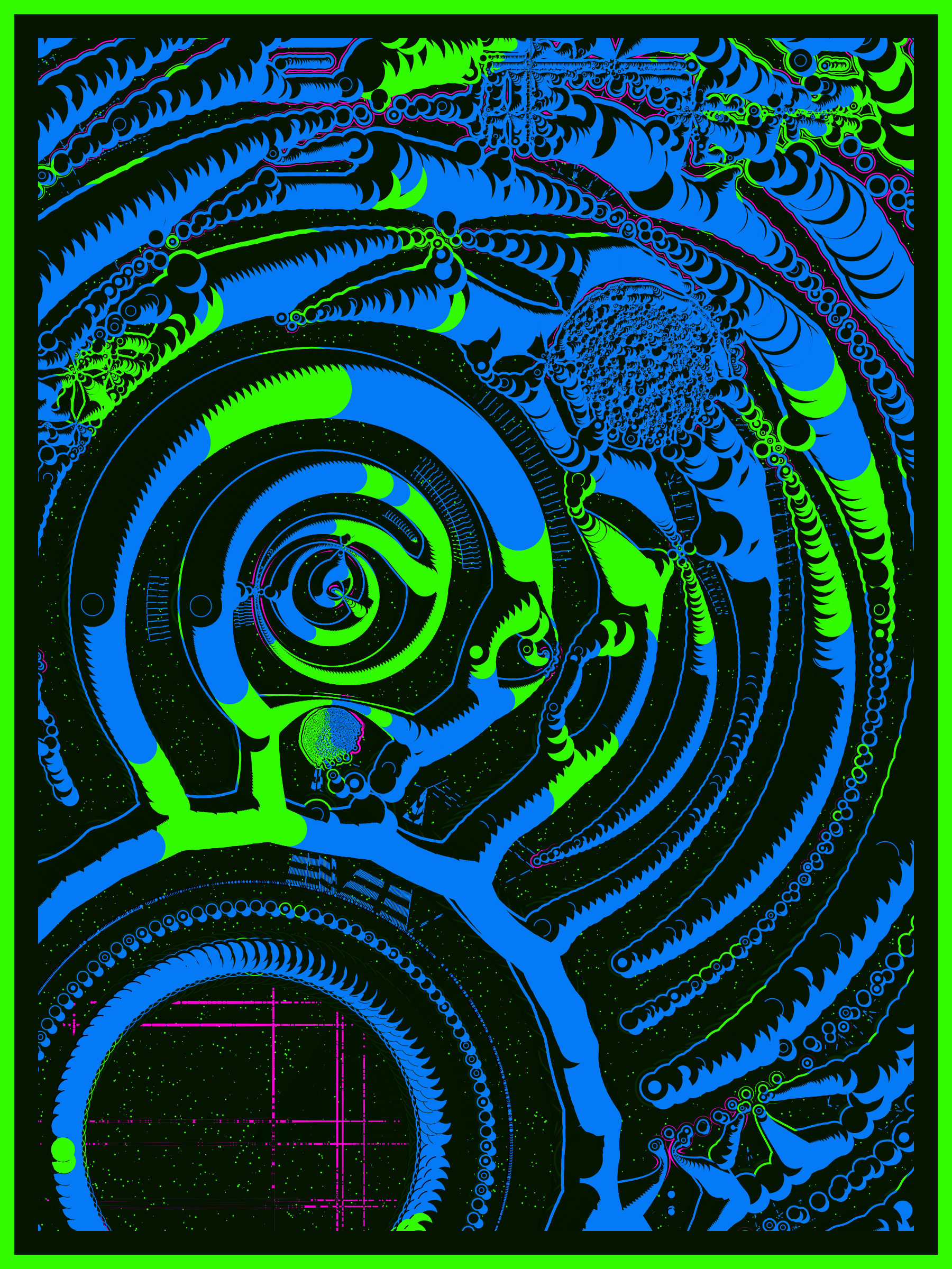 Art Blocks - Art Blocks v2 - Alien DNA #219 - NFT # 294000219
