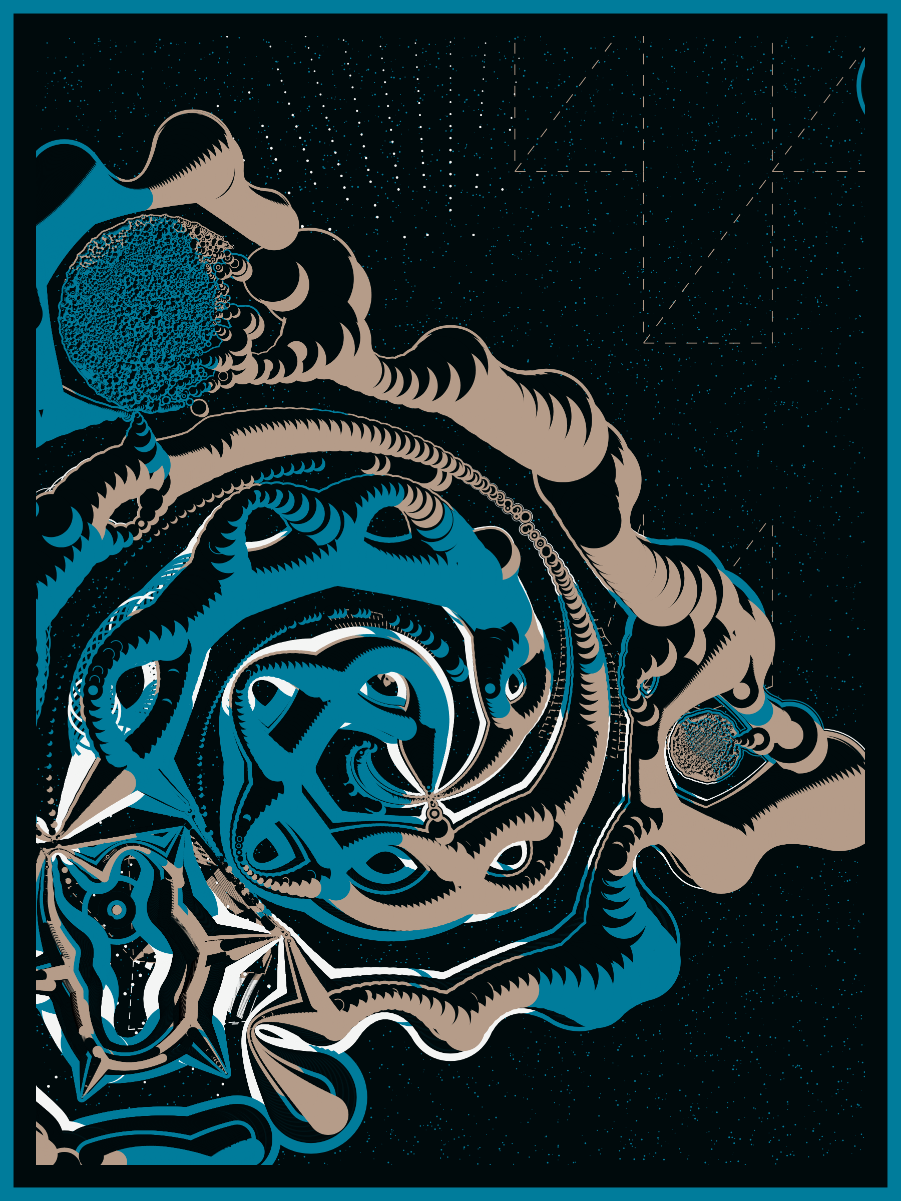 Art Blocks - Art Blocks v2 - Alien DNA #220 - NFT # 294000220