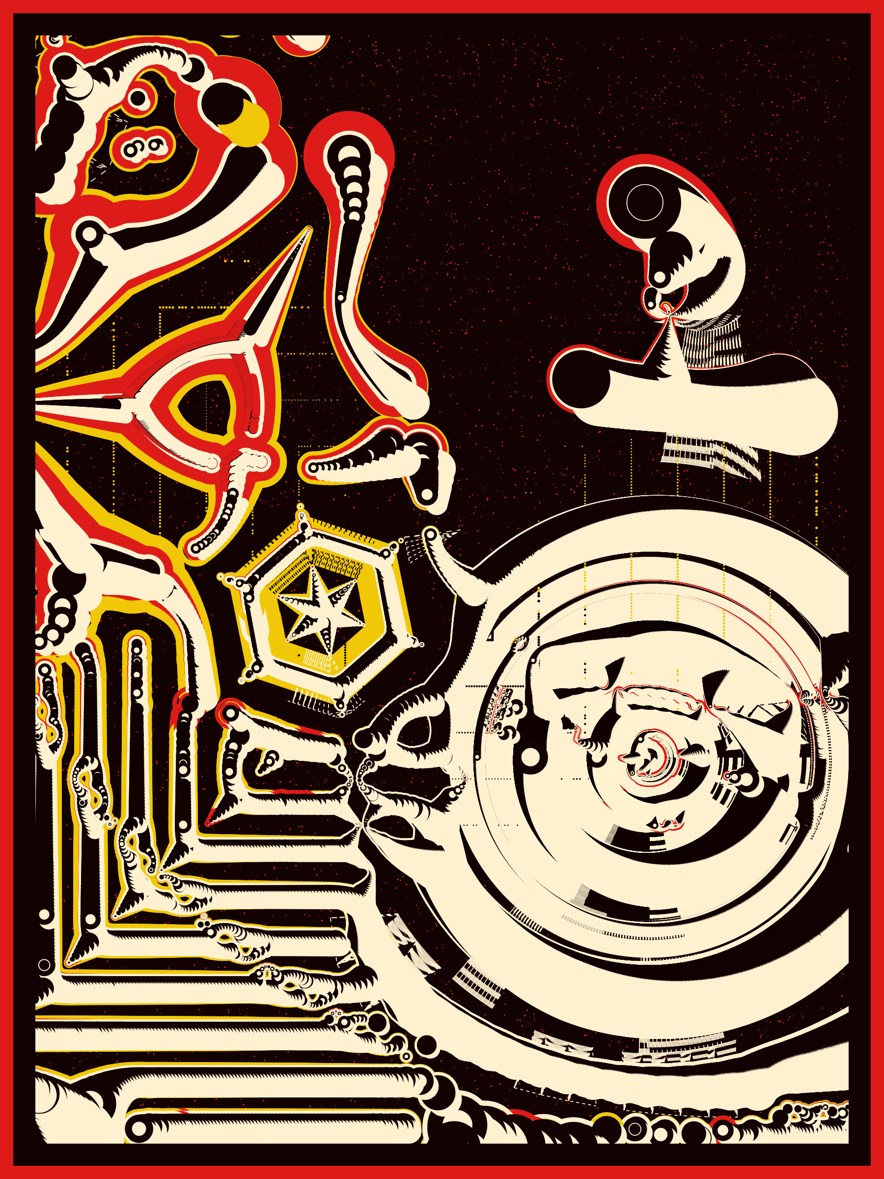 Art Blocks - Art Blocks v2 - Alien DNA #223 - NFT # 294000223