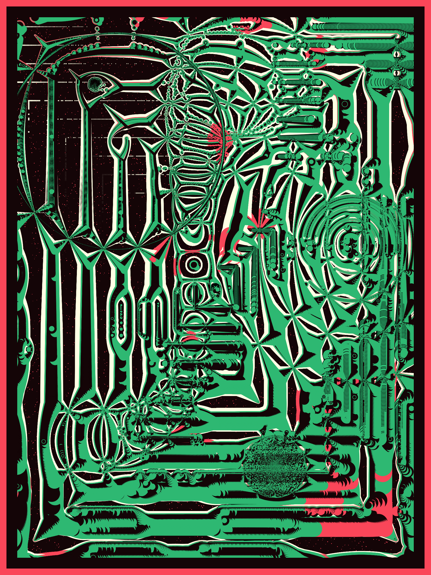 Art Blocks - Art Blocks v2 - Alien DNA #226 - NFT # 294000226