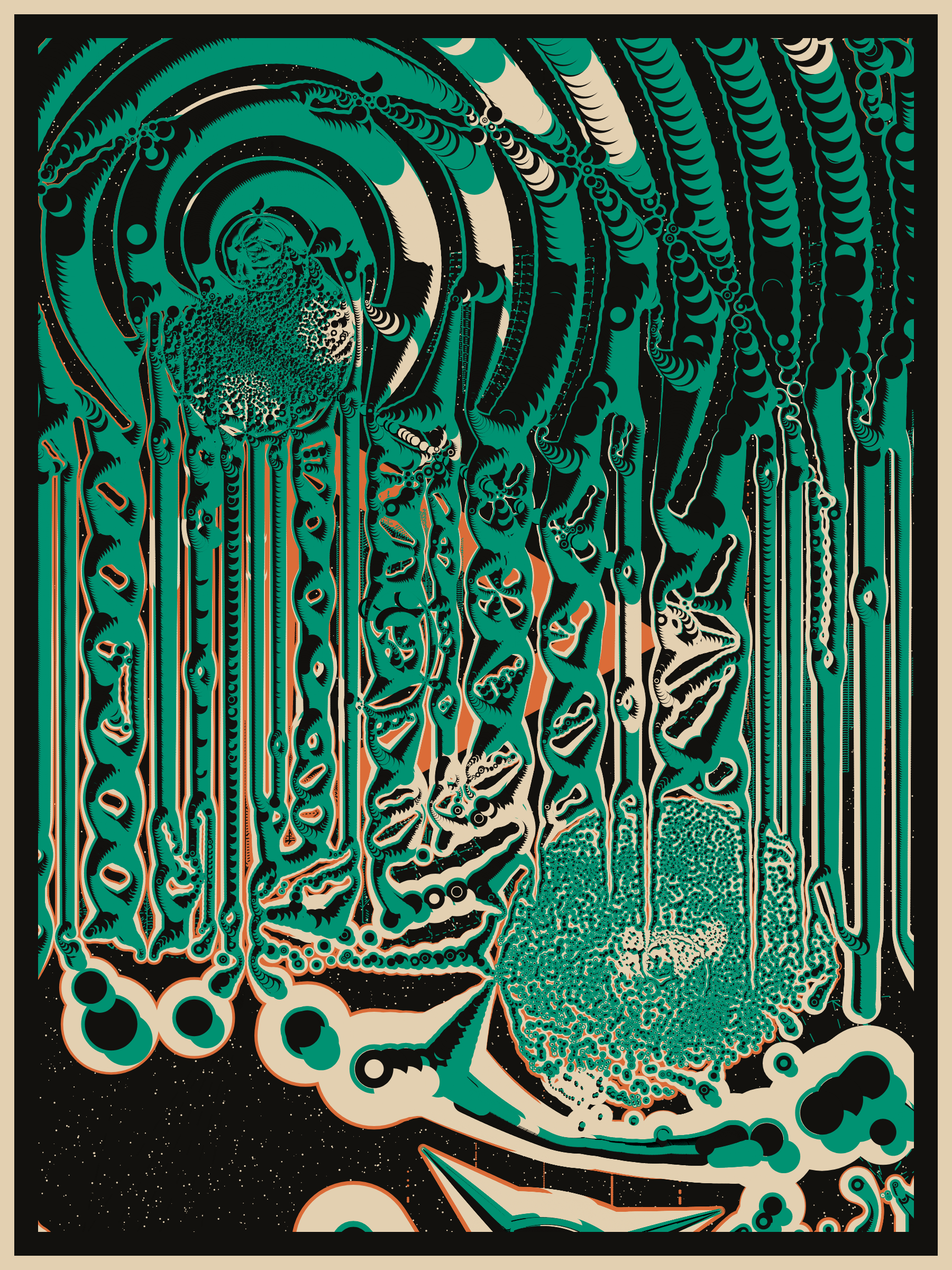 Art Blocks - Art Blocks v2 - Alien DNA #229 - NFT # 294000229