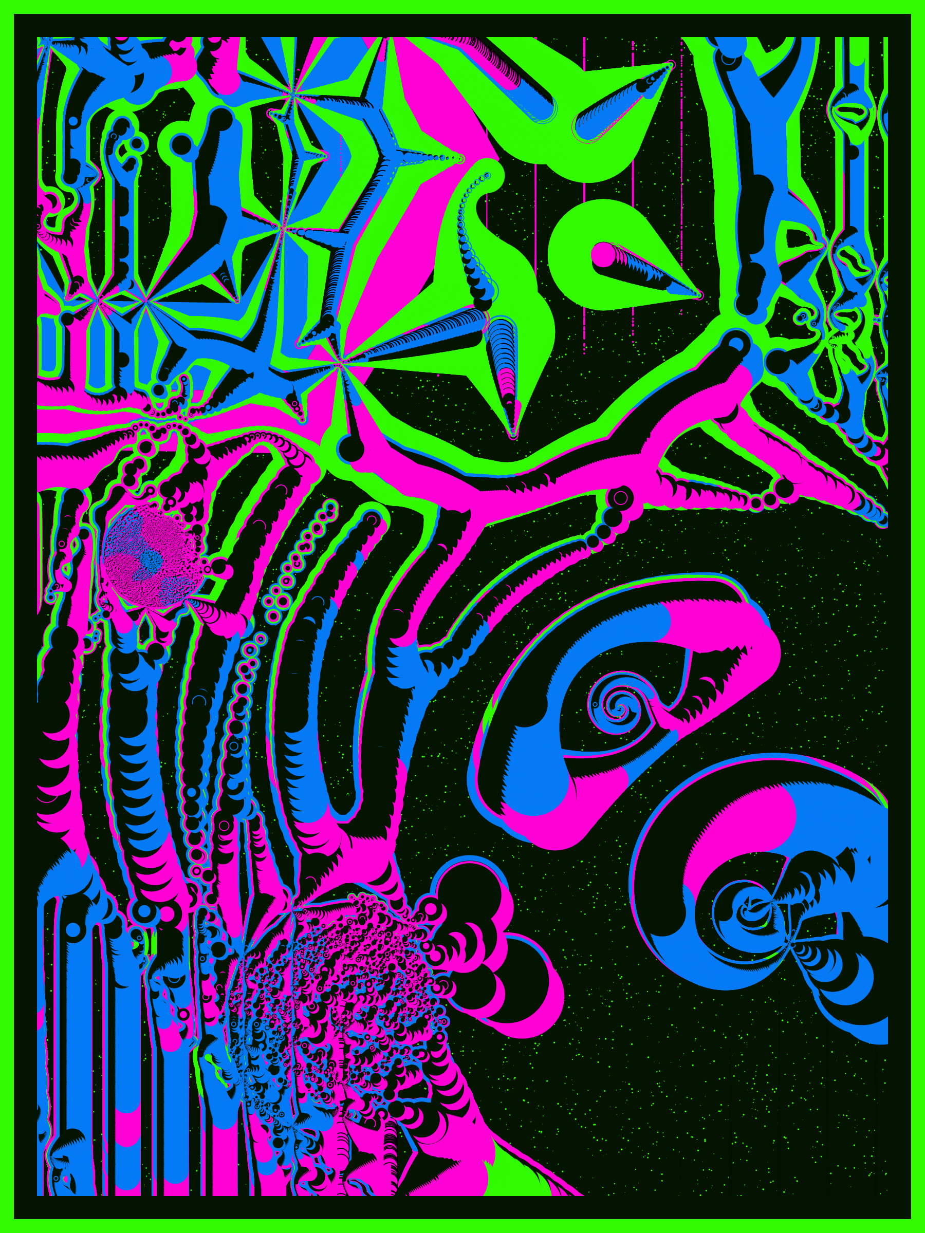 Art Blocks - Art Blocks v2 - Alien DNA #232 - NFT # 294000232