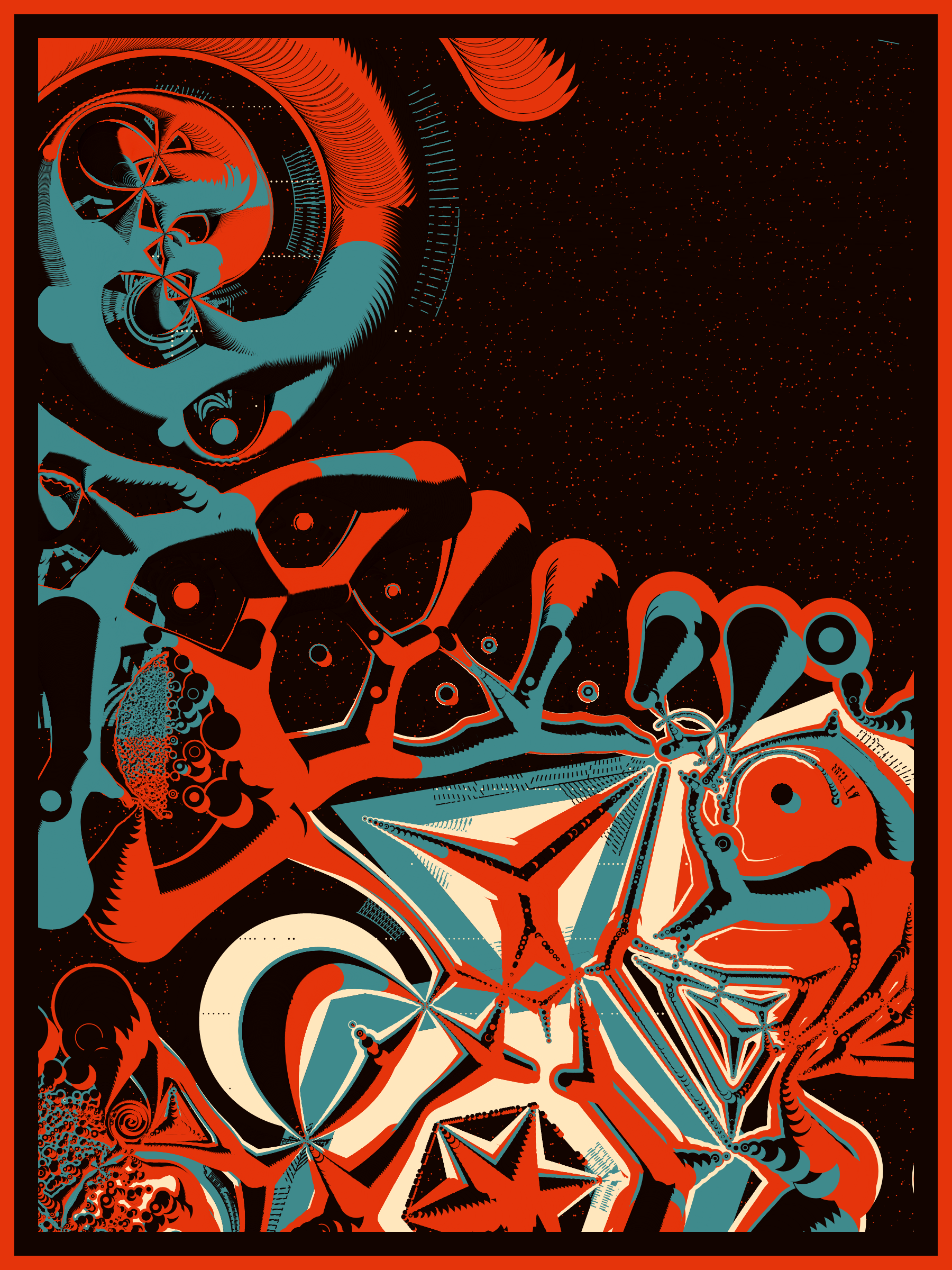 Art Blocks - Art Blocks v2 - Alien DNA #245 - NFT # 294000245