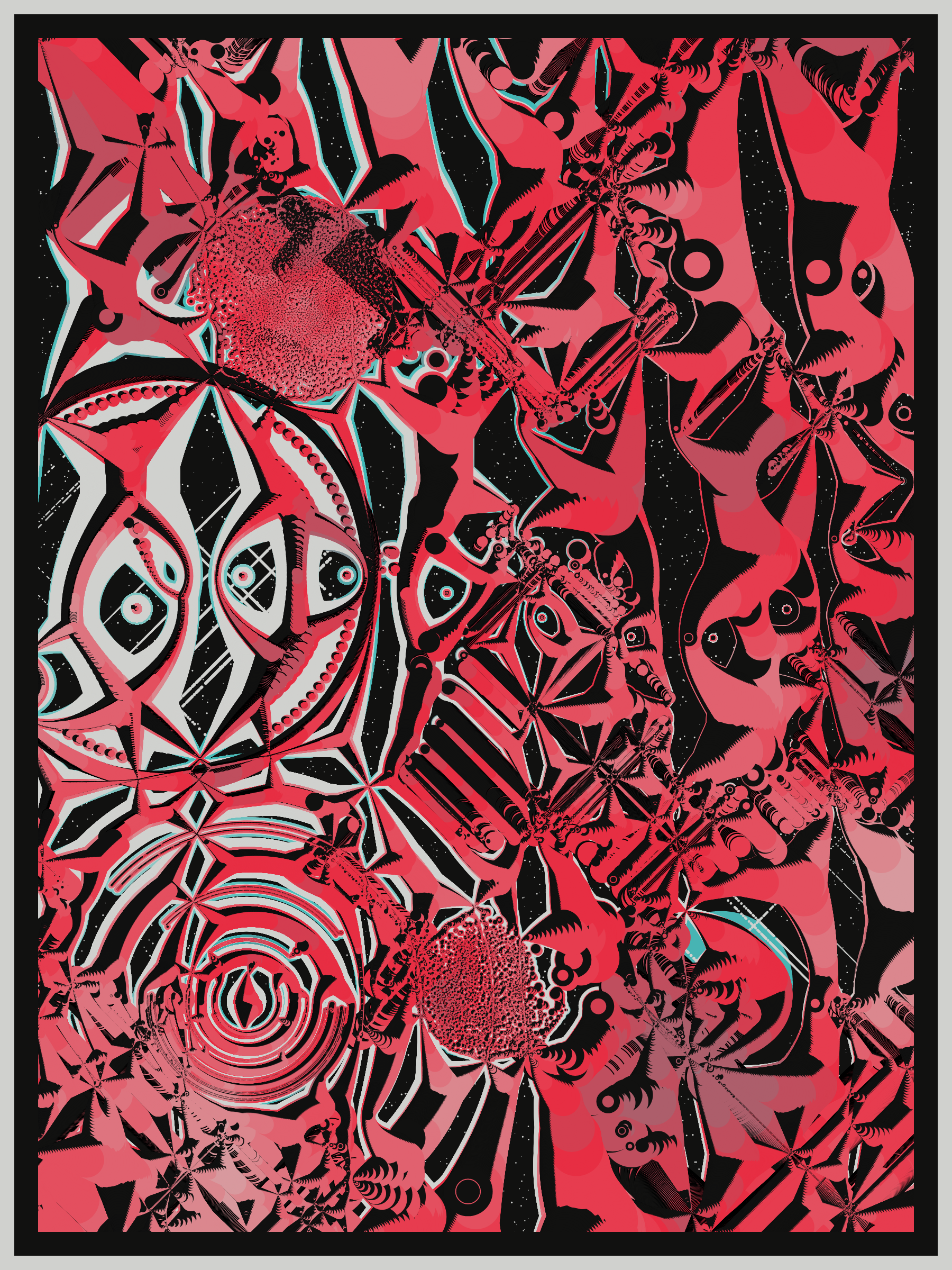 Art Blocks - Art Blocks v2 - Alien DNA #252 - NFT # 294000252