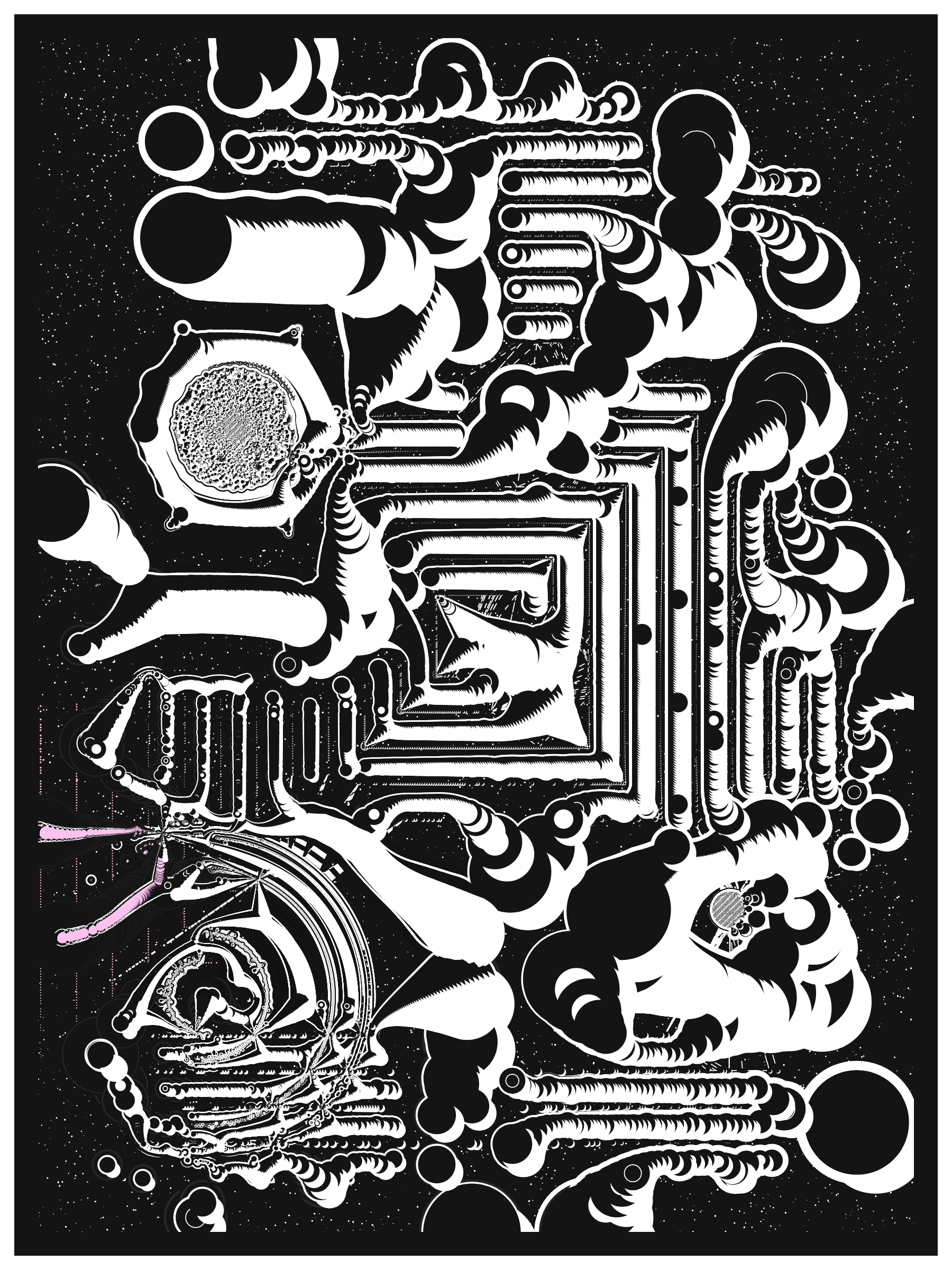 Art Blocks - Art Blocks v2 - Alien DNA #256 - NFT # 294000256